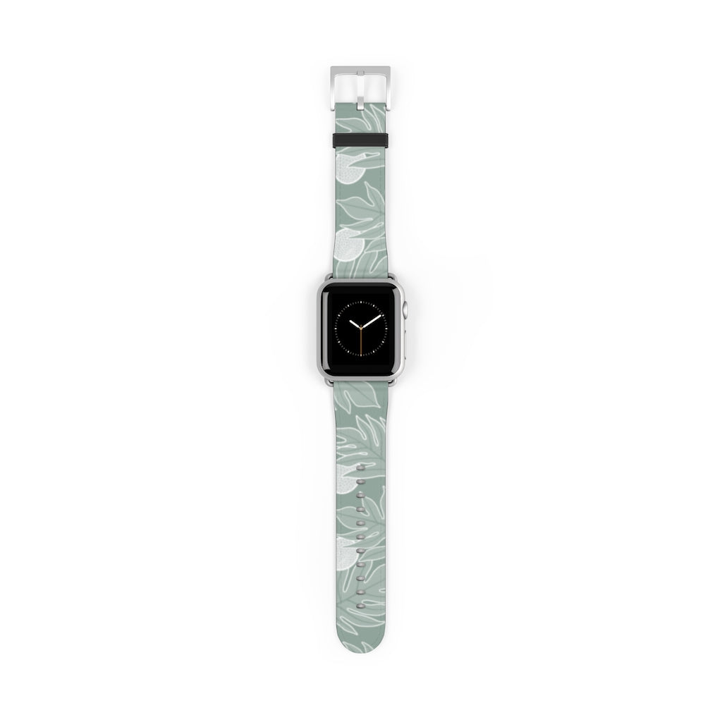 Premium Genuine Leather Ulu Apple Watch Band - Adjustable Strap for Apple Watch Series 9/8/7/6/SE/5/4/3 - Perfect for Workouts, Outdoor Adventures & Everyday Wear