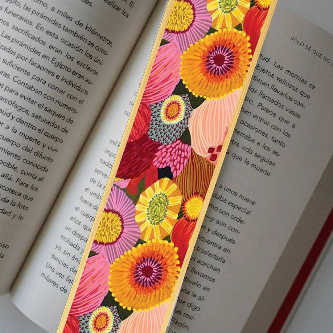 Golden Garden Australian Wooden Bookmark - Handcrafted Natural Wood Bookmark for Readers, Perfect Gift for Book Lovers - Ideal for Reading, Book Clubs, and Literary Gifts