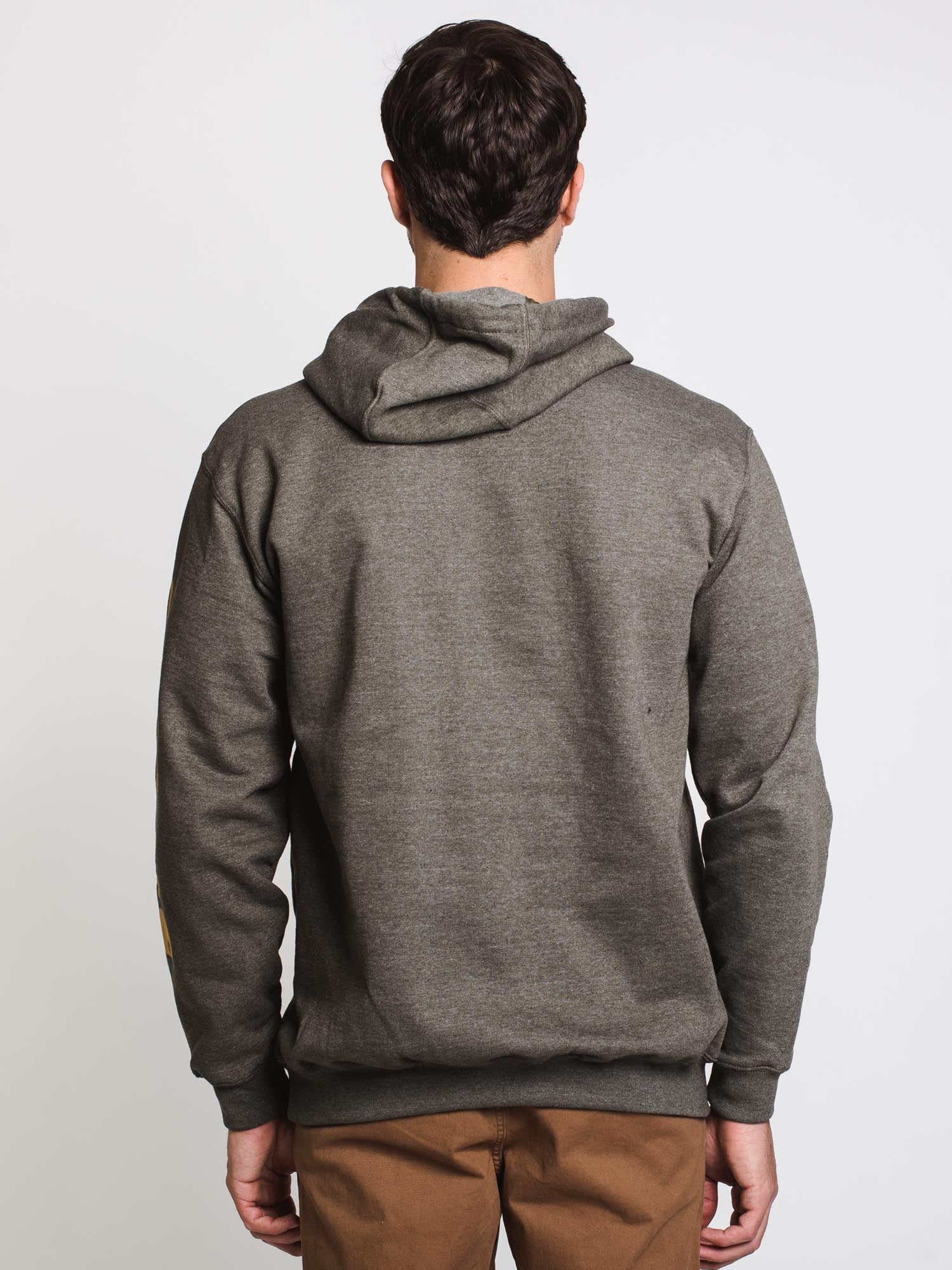 Carhartt Sleeve Pullover Hoodie for Men & Women - Cozy Fleece Lined Sweatshirt for Outdoor Work & Casual Wear - Clearance Sale