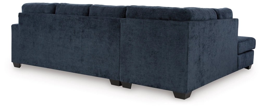 Aviemore 2-Piece Sectional Sofa with Left-Hand Facing Chaise in Ink Color - Perfect for Living Room, Family Room & Small Spaces