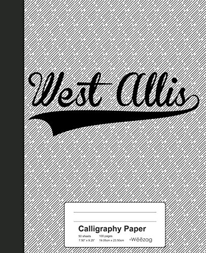 Premium Calligraphy Paper Notebook - WEST ALLIS Weezag Practice Pad for Brush Lettering & Handwriting | Ideal for Artists, Beginners, and Calligraphy Enthusiasts | Perfect for Journals, Gifts, and Creative Projects