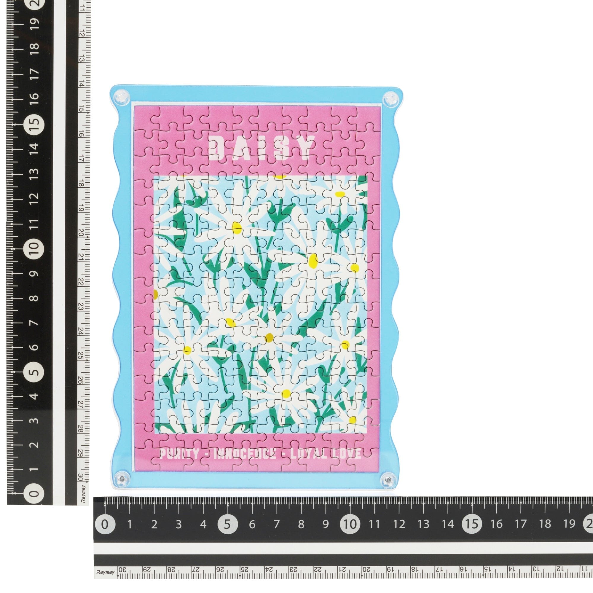 Beautiful Daisy Flower Puzzle Frame - DIY Home Decor for Wall Art, Gifts & Relaxation - Perfect for Living Room, Bedroom & Office Decor