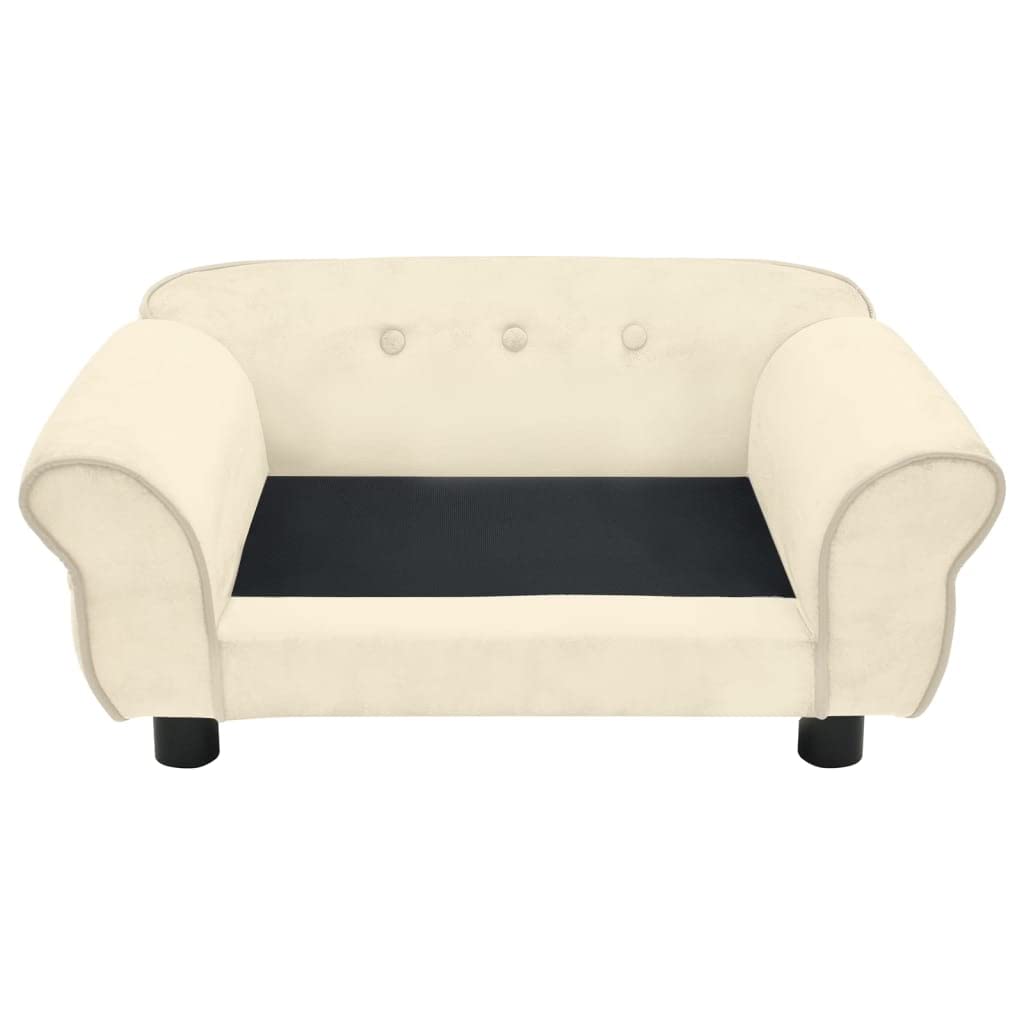 YAFF Washable Plush Dog Bed for Small Dogs & Cats - Soft Pet Sofa Bed with Removable Cushion Cover - 28.3