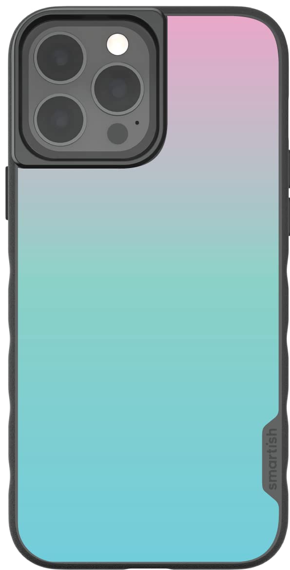 Smartish Gripmunk Slim Case for iPhone 13 Pro Max - Lightweight Protective Thin Cover with Cotton Candy Design - Perfect for Everyday Use, Travel & Work