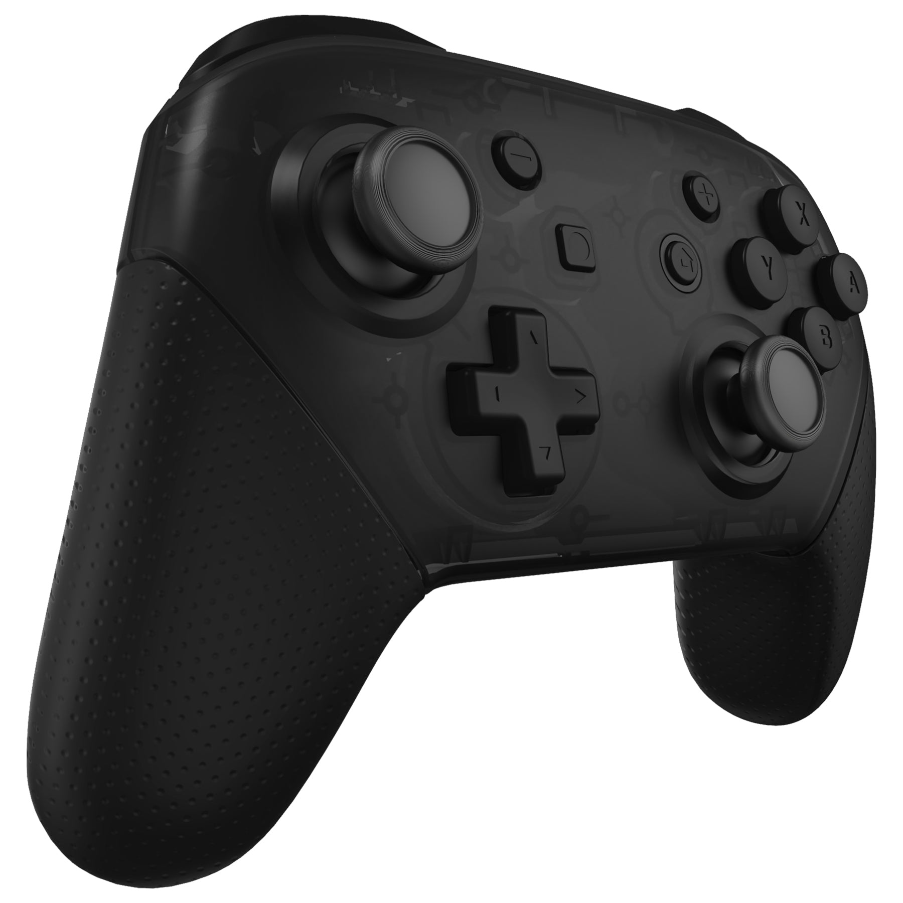 eXtremeRate DIY Replacement Full Set Buttons for Nintendo Switch Pro Controller - Black (KRP312) | Customize Your Gaming Experience | Perfect for Switch Pro Controller Repair & Modding