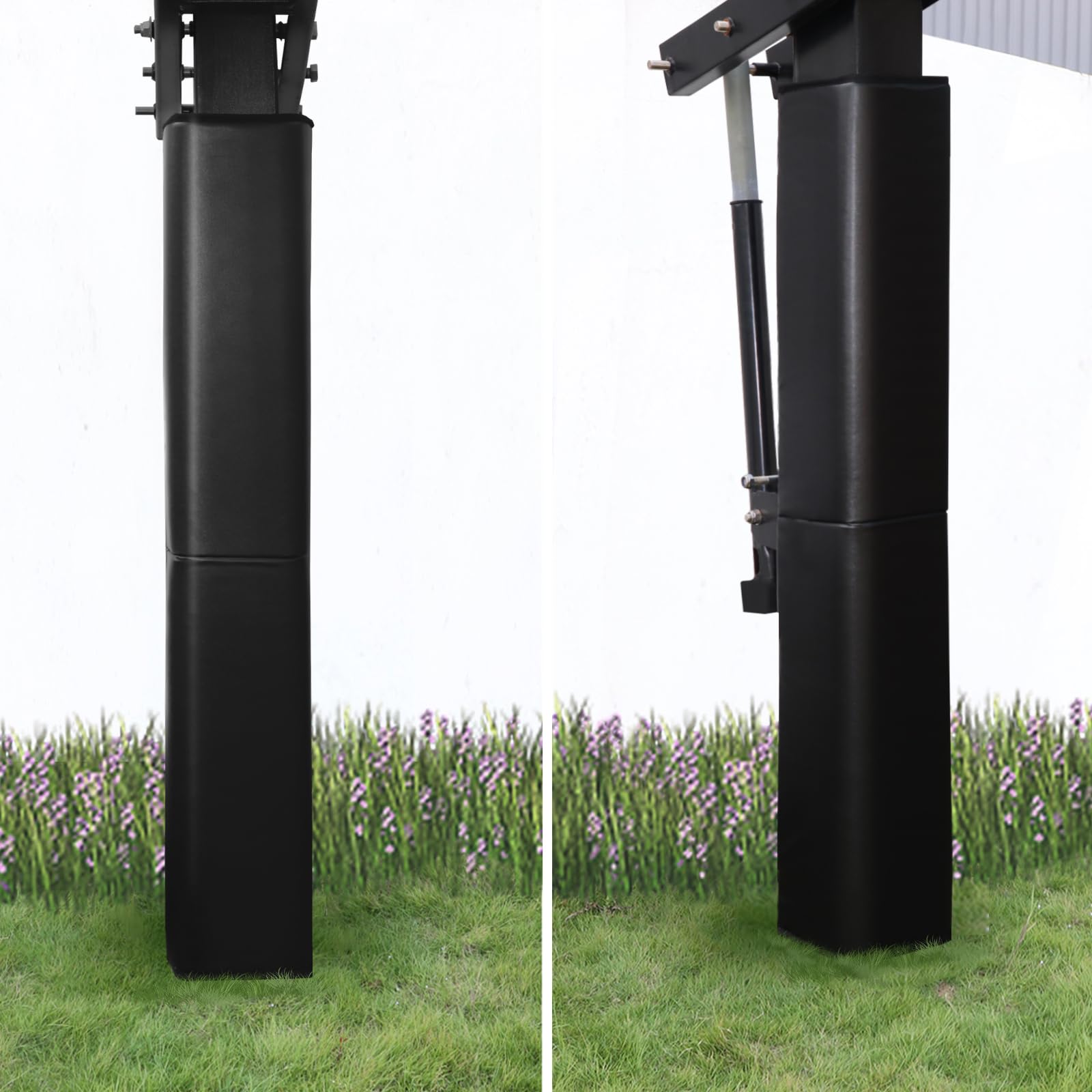 Durable 6FT Basketball Pole Padding for 4x4, 5x5 & 6x6 Inch Posts - UV Resistant Waterproof Hoop Protector for Indoor/Outdoor Courts - Perfect for Player Safety and Goal Protection During Games & Practice