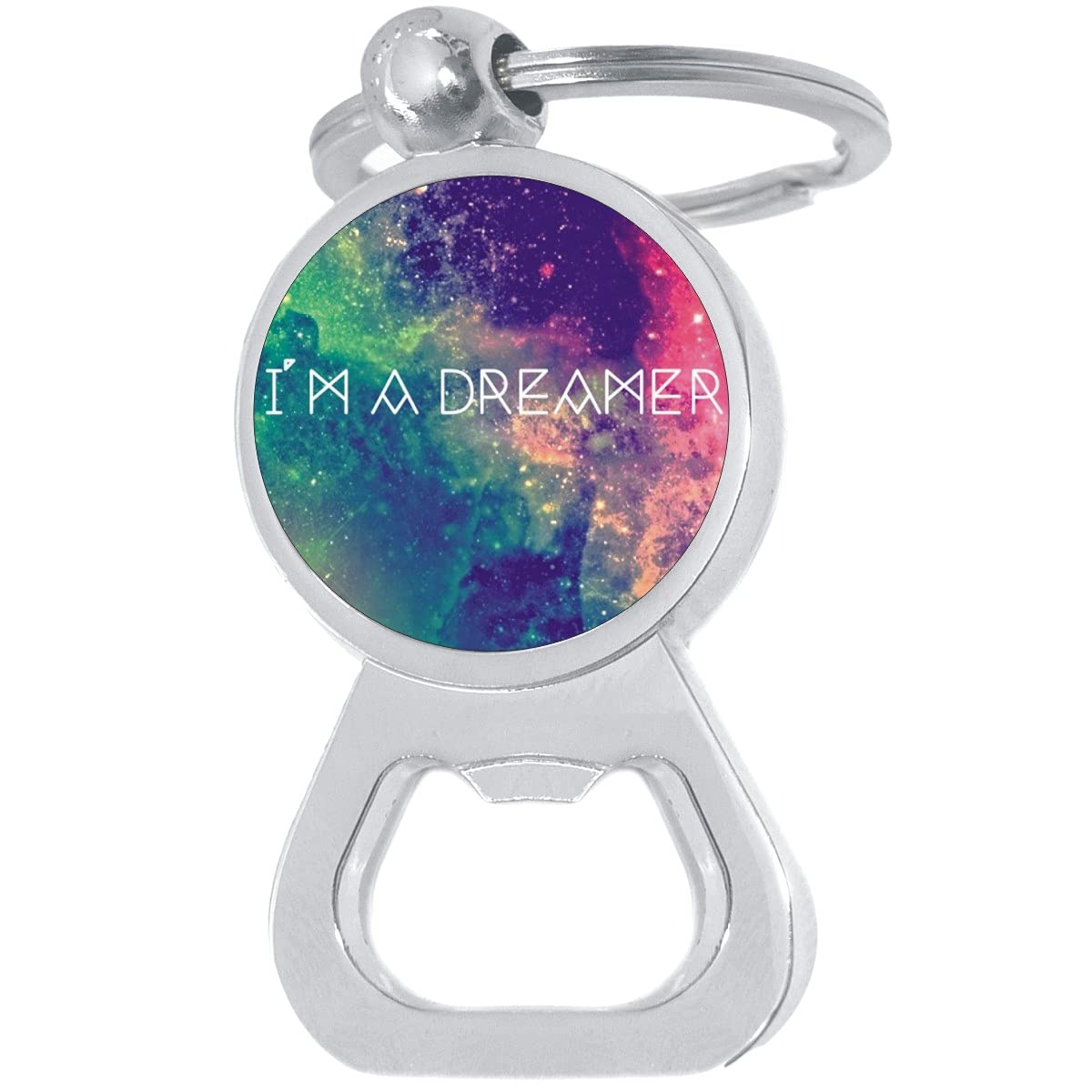 I'm a Dreamer Bottle Opener Keychain - Durable Stainless Steel Bottle Opener with Key Ring - Perfect for Beer, Soda & Home Bar Accessories - Great Gift for Beer Lovers & Outdoor Adventures