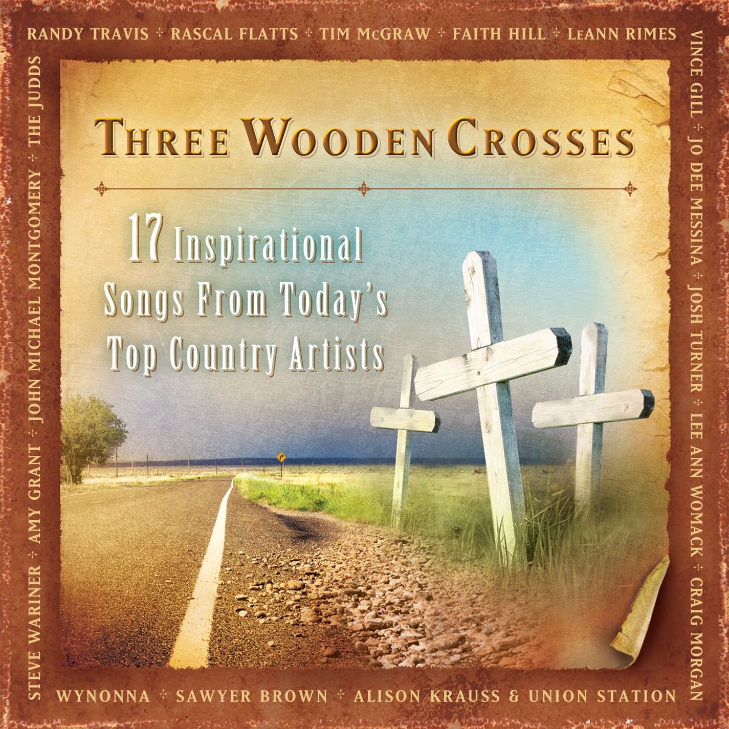 Three Wooden Crosses - Handcrafted Wooden Wall Cross Decor for Home, Church & Garden - Perfect for Christian Gifts, Wall Art & Outdoor Decor