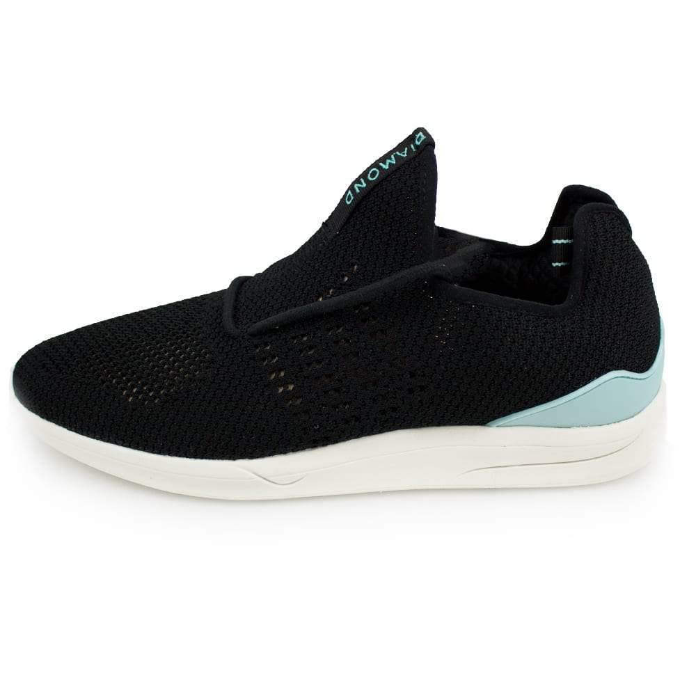 Diamond All Day Lite Sneakers for Women - Black Comfortable Walking Shoes for Casual Wear, Running & Gym Workouts