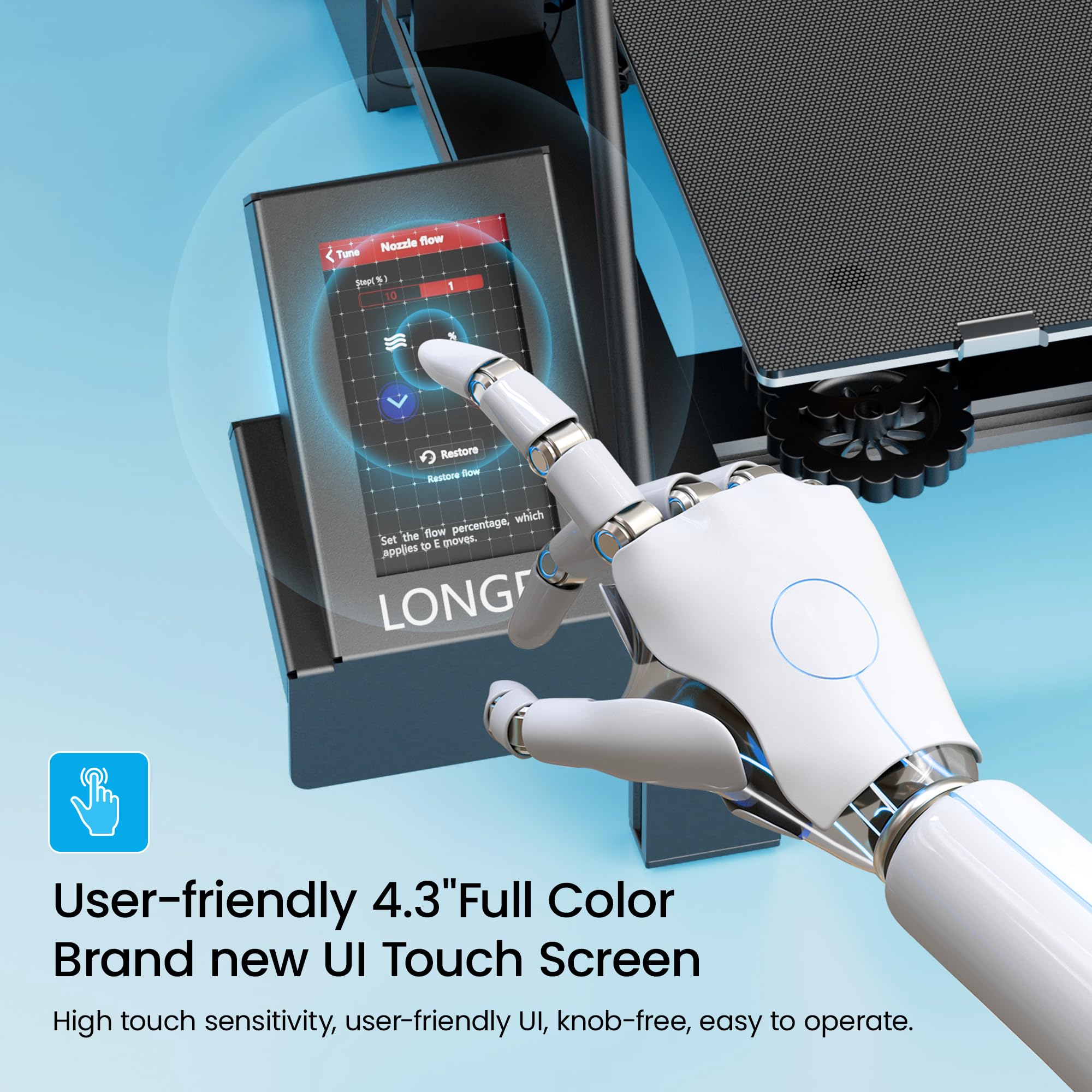 Longer LK5 Pro 3D Printer - Large Build Volume 11.8x11.8x15.7in | FDM 3D Printer with Open Source Motherboard & TMC 2209 Drivers | Resume Printing Function | 95% Pre-Assembled | Perfect for Beginners, Hobbyists & Home DIY Projects