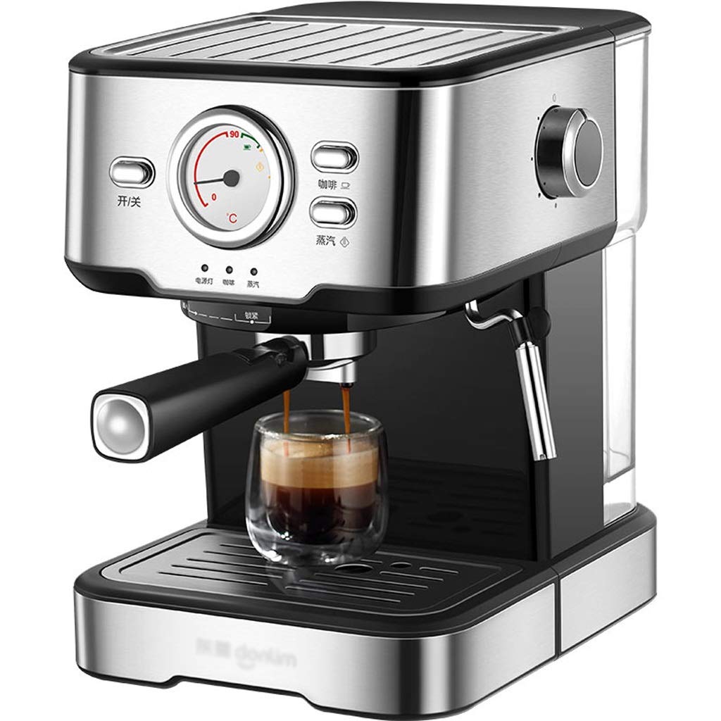 20Bar Semi-Automatic Espresso Coffee Maker with Milk Frother - Stainless Steel Professional Coffee Machine for Home, Kitchen & Office - Perfect for Lattes, Cappuccinos & Espresso Drinks (Color: A)