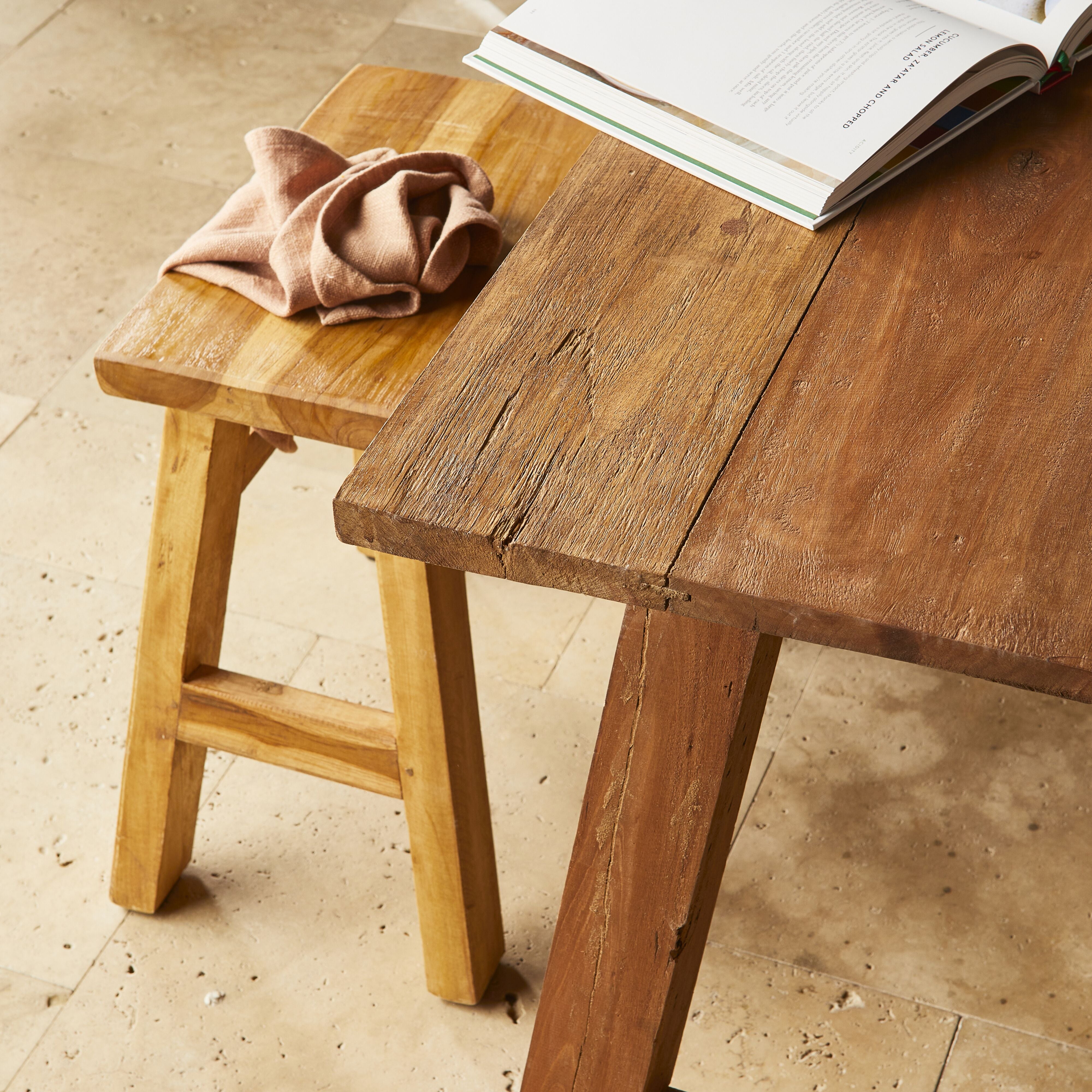 Reclaimed Wood Barndo Dining Table 240x100cm - Rustic Farmhouse Style for Kitchen, Dining Room & Outdoor Entertaining