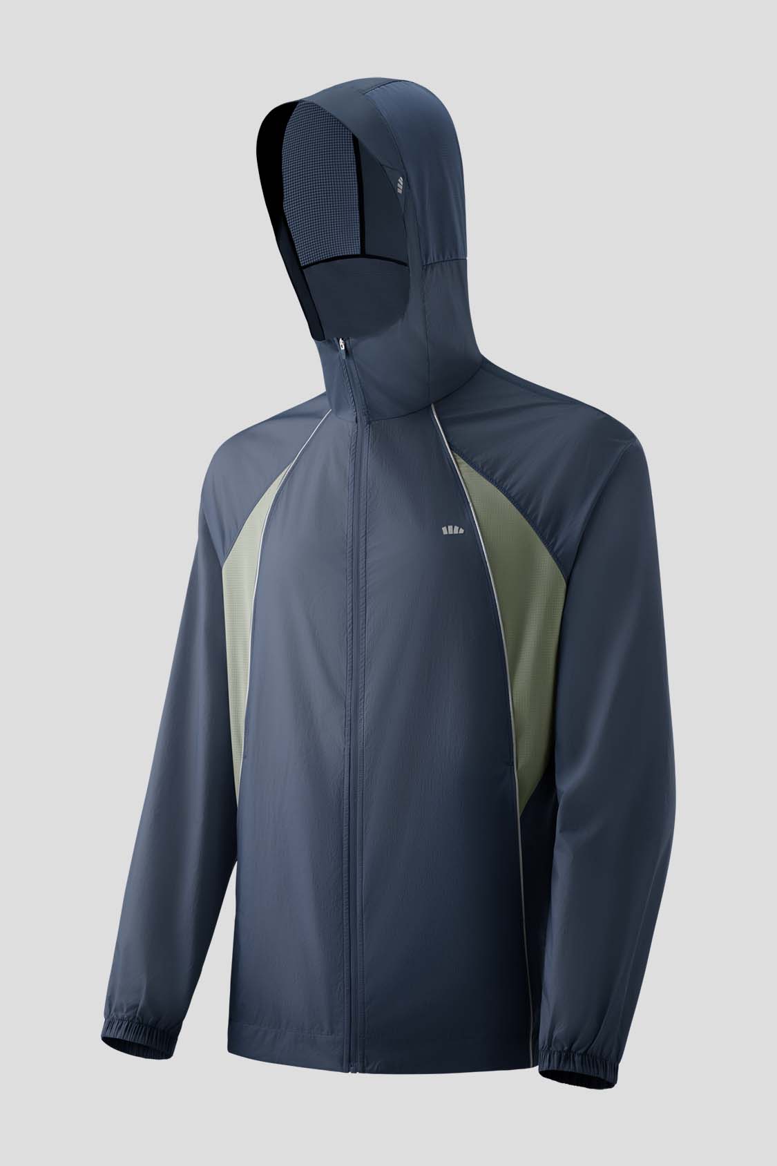 Defend Men's Lightweight Water Repellent Sun Jacket UPF50+ WR938 - Breathable UV Protection Windbreaker for Hiking, Fishing & Outdoor Activities