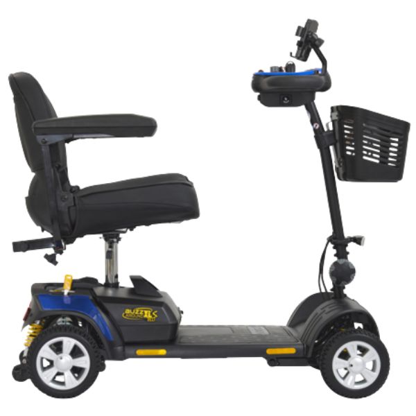 Golden Technologies Buzzaround XLS HD 4-Wheel Mobility Scooter - Heavy Duty Electric Scooter for Adults & Seniors - Indoor/Outdoor Use for Shopping, Travel & Home Mobility