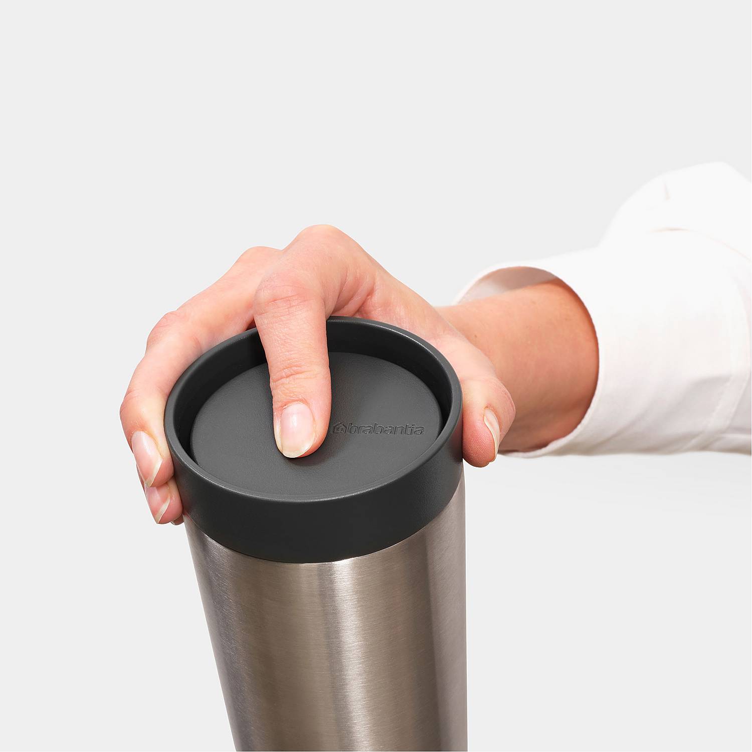 Insulated Stainless Steel Tumbler Cup 12oz (0.36L) - Dark Grey for Hot & Cold Drinks - Perfect for Coffee, Tea, Smoothies & Outdoor Activities