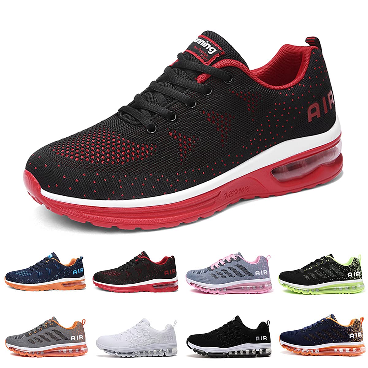 FashionCool Men's & Women's Non-Slip Gym Sneakers - Lightweight Breathable Athletic Running Shoes for Walking, Tennis & Workouts (US 6.5-11 / EU 39-46) - Perfect for Gym, Jogging & Casual Wear