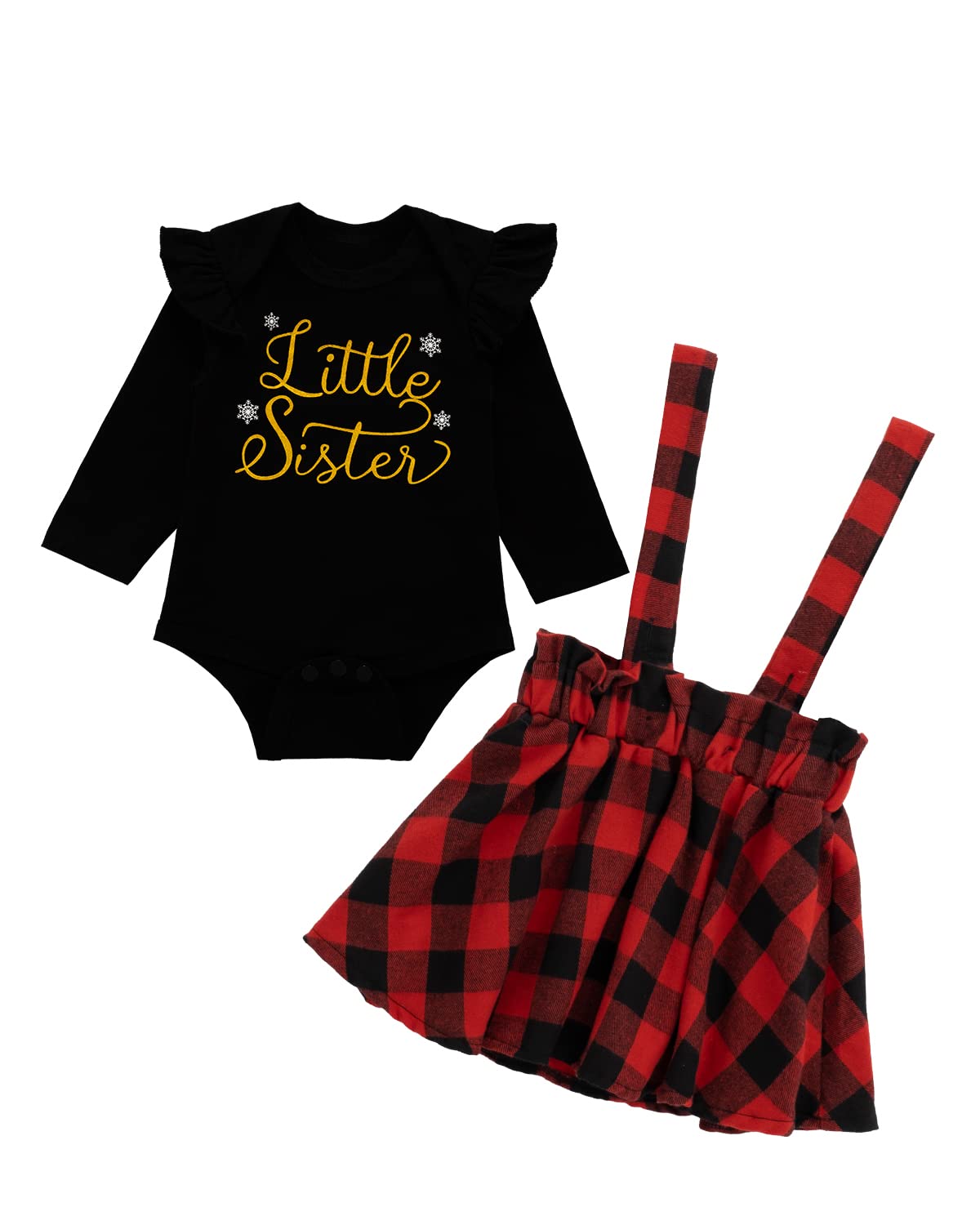Sister Matching Outfits 3Pcs Set - Romper, Shorts & Headband for Summer Family Photos