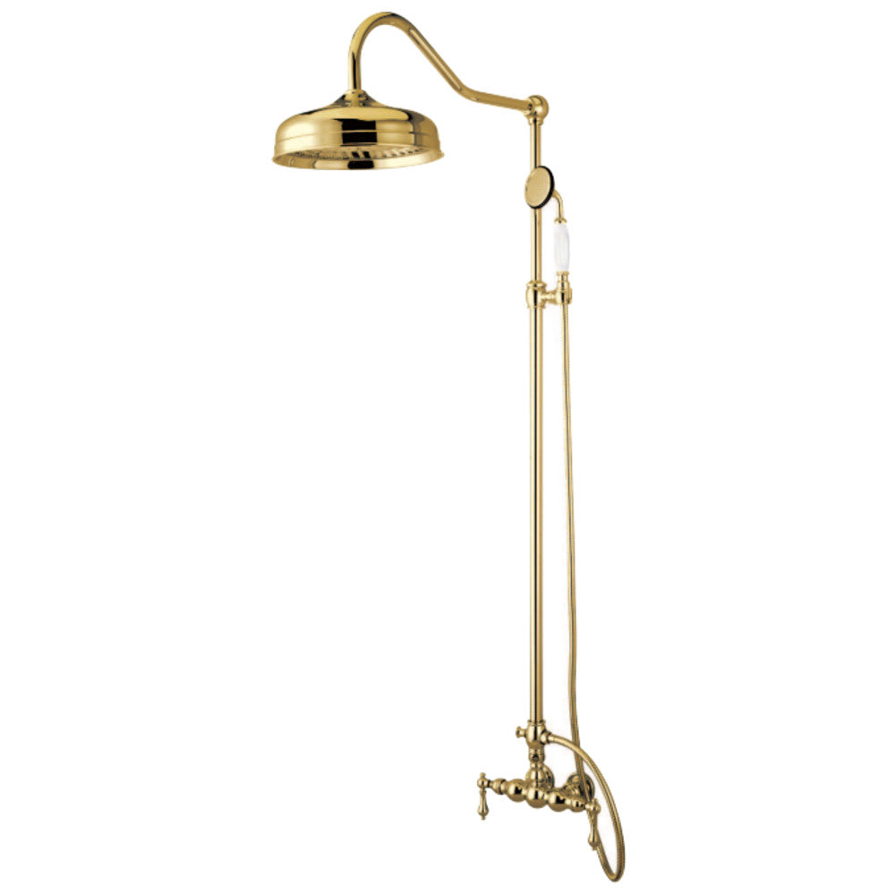 Rain Drop Shower System Combo - Luxury Rainfall Shower Head with Handheld Sprayer, 8 Inch Chrome Finish - Perfect for Spa-Like Bathroom Experience & Relaxing Shower Time
