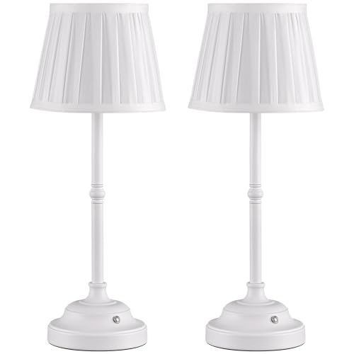 White + White Lampshde (2 Pack)