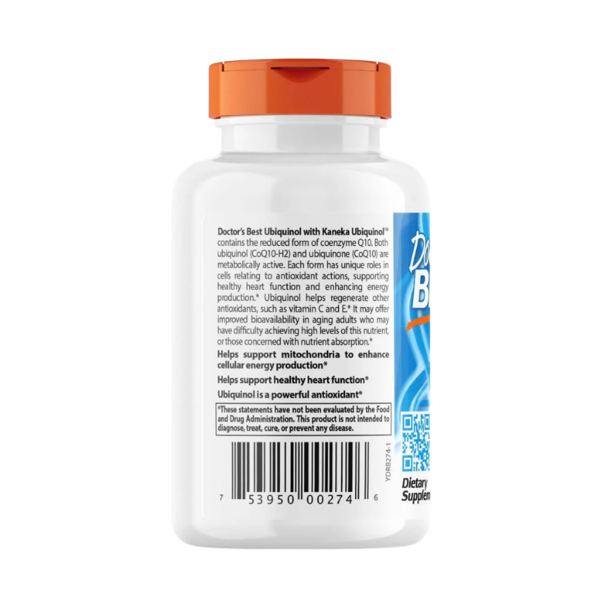 Doctor's Best Ubiquinol 200mg with Kaneka Q10 - 30 Softgels for Heart Health & Energy Support - Perfect for Active Adults & Cardiovascular Wellness