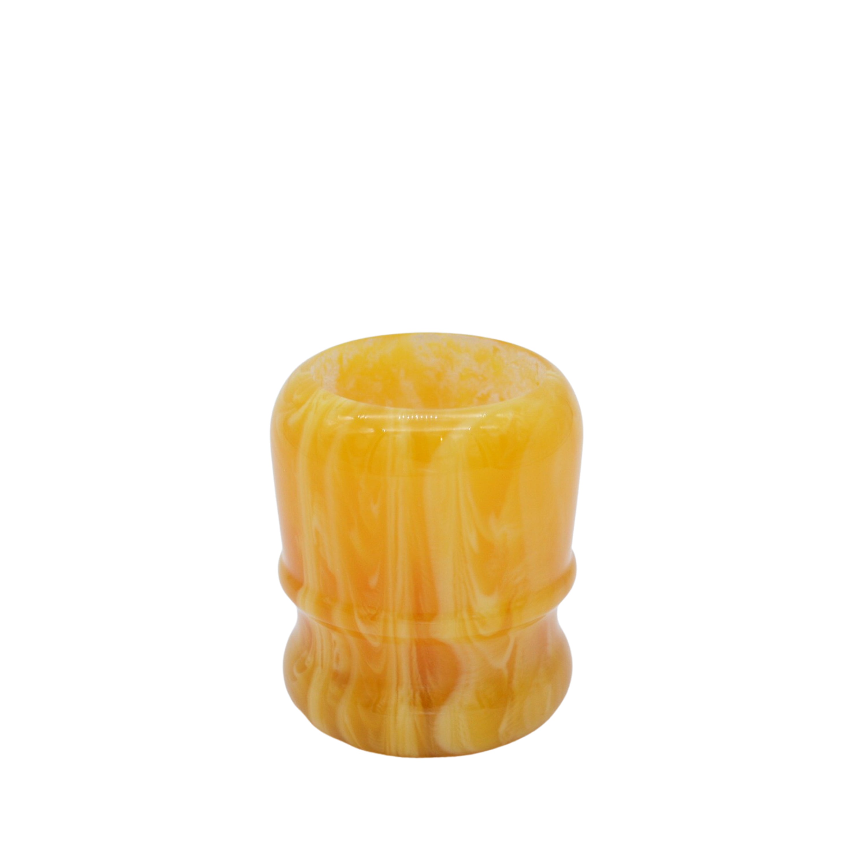 Premium Amber Handcrafted Shaving Brush Handle for 24mm & 26mm Knots - Luxury Wet Shaving Accessory for Men's Grooming & Beard Care Routine