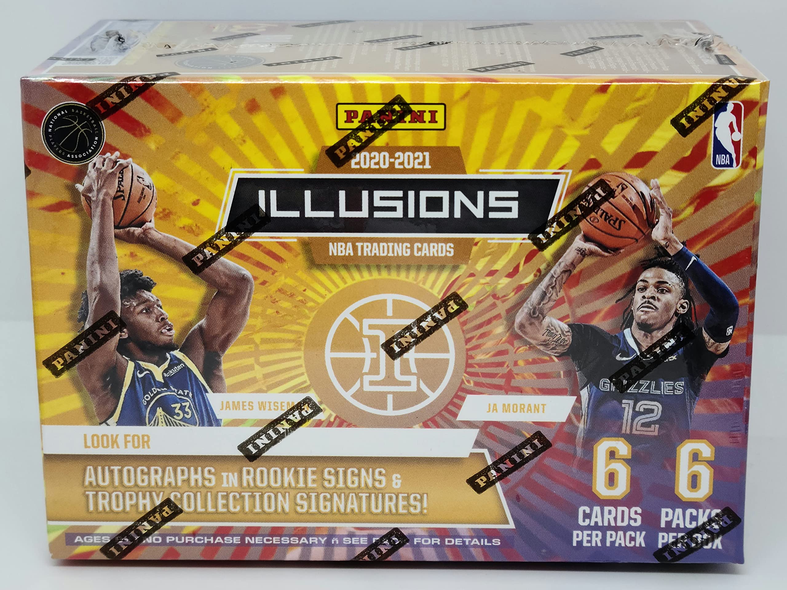 2020-21 Panini Illusions Basketball Trading Cards Blaster Box - 36 Cards Per Box - NBA Collectibles for Fans & Investors - Perfect for Trading, Collecting & Displaying