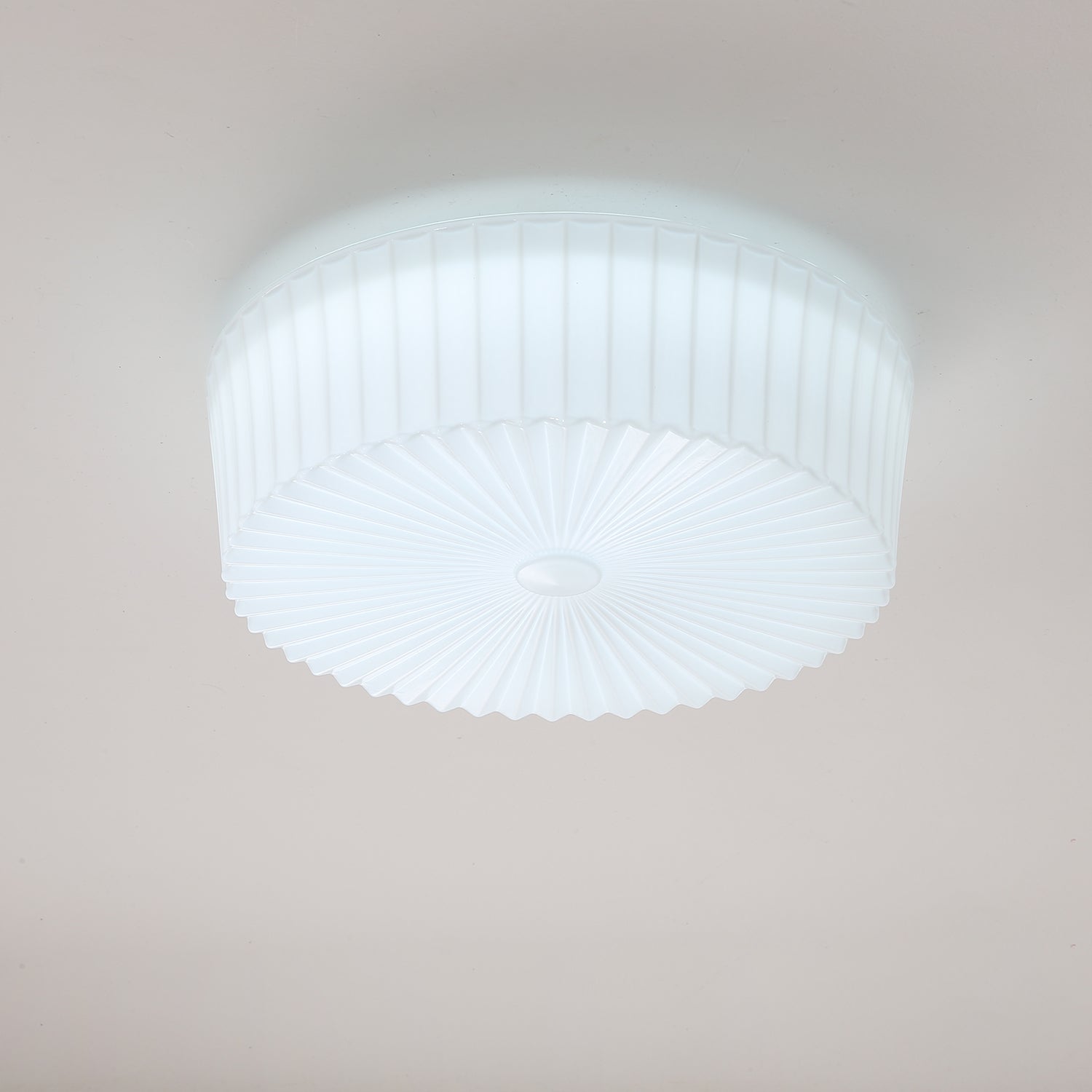 Modern Lume Glass Ceiling Light Fixture - Dimmable LED Flush Mount for Living Room, Bedroom & Kitchen - Elegant Home Lighting Solution
