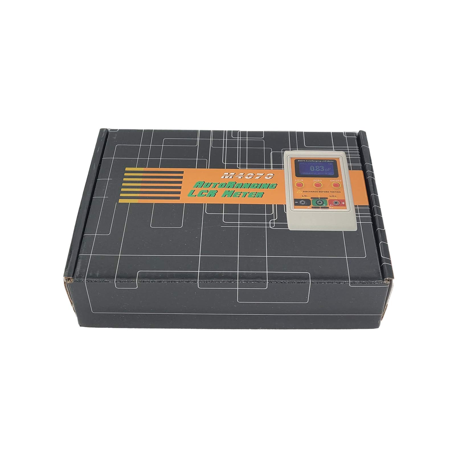 Professional M4070 Auto-Ranging LCR Meter Tester - Measures Up to 100Hz, 100mF, 20MΩ - Ideal for Electronics Repair, Component Testing & Lab Use