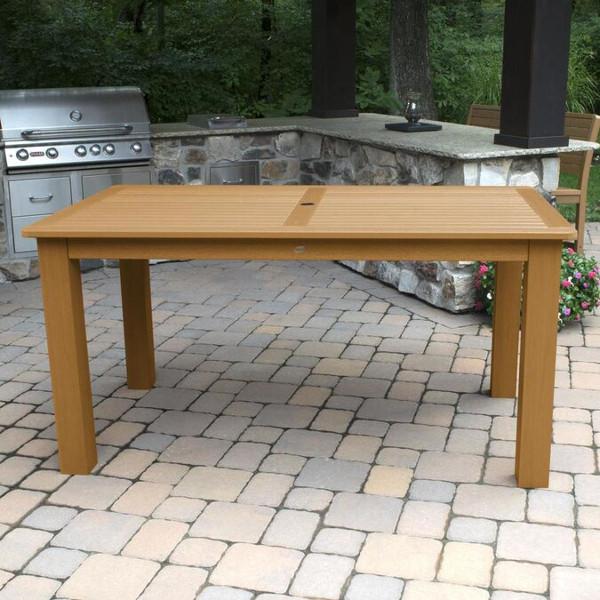 Outdoor Rectangular Counter Height Dining Table - Weather-Resistant Patio Furniture for Backyard, Deck, and Garden Dining - Perfect for Entertaining Guests