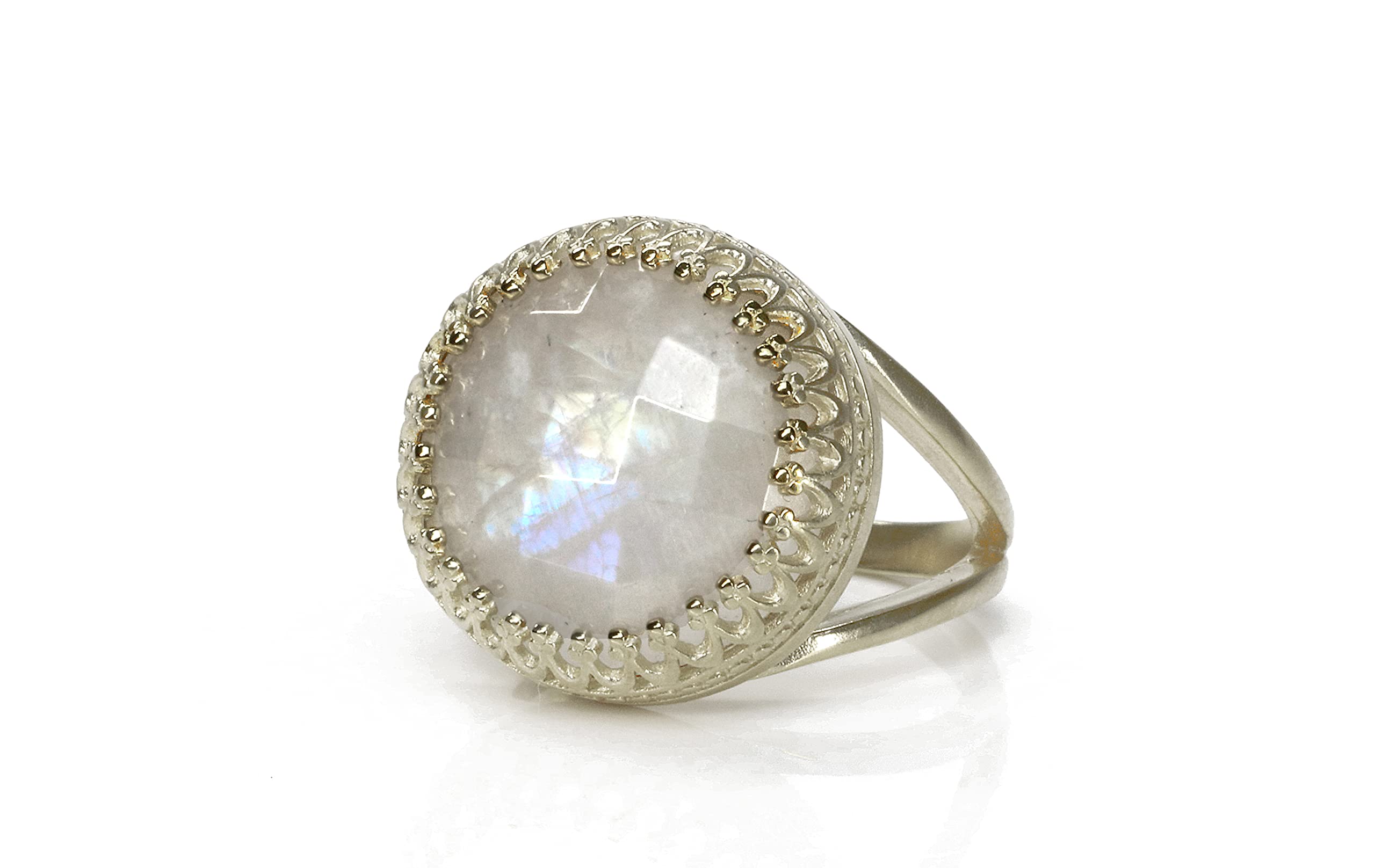 Moonstone Rose Gold Ring for Women - Elegant Birthstone Jewelry for Gifts & Parties