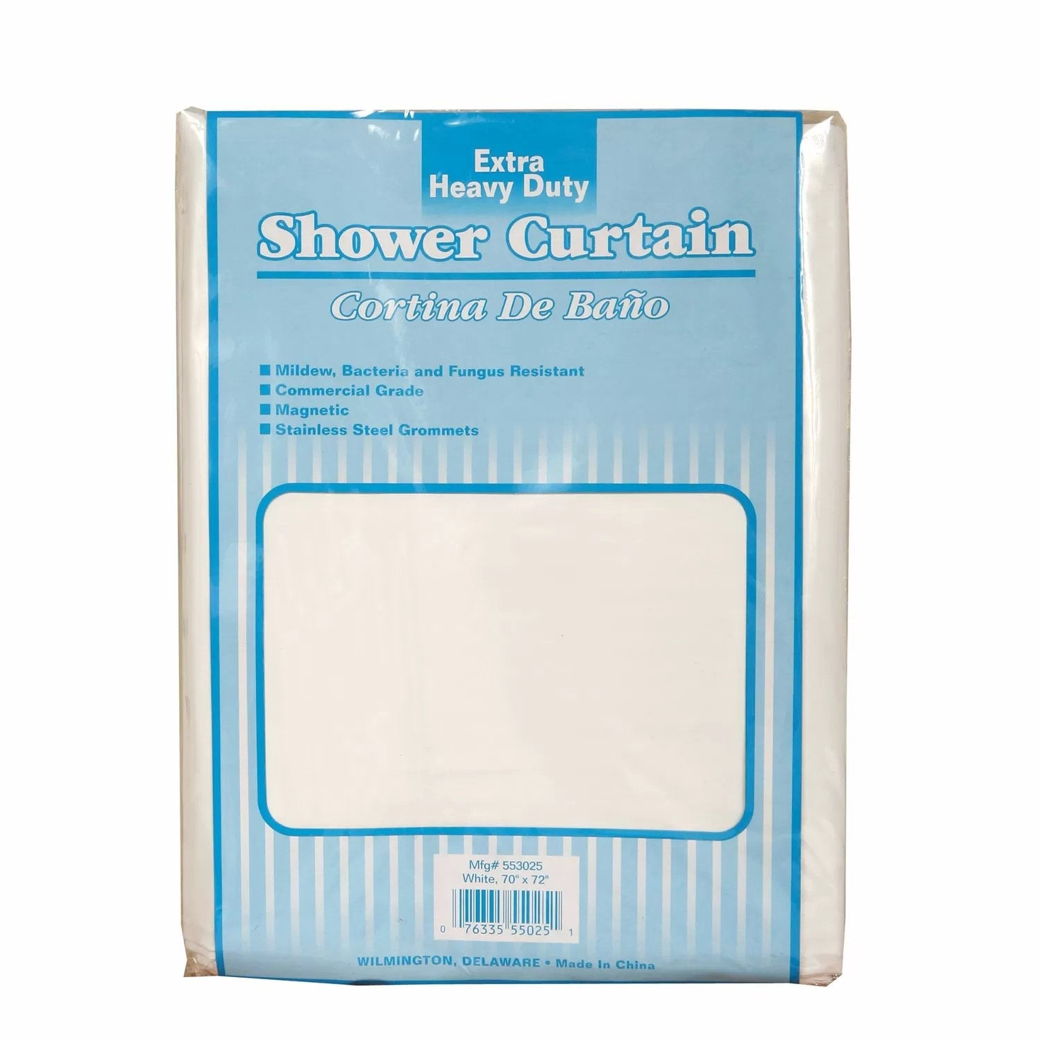 Easy Clean Shower Curtain - Waterproof & Mold Resistant Bathroom Liner for Home & Hotel Use - Perfect for Bathrooms, Showers, and Spa Areas