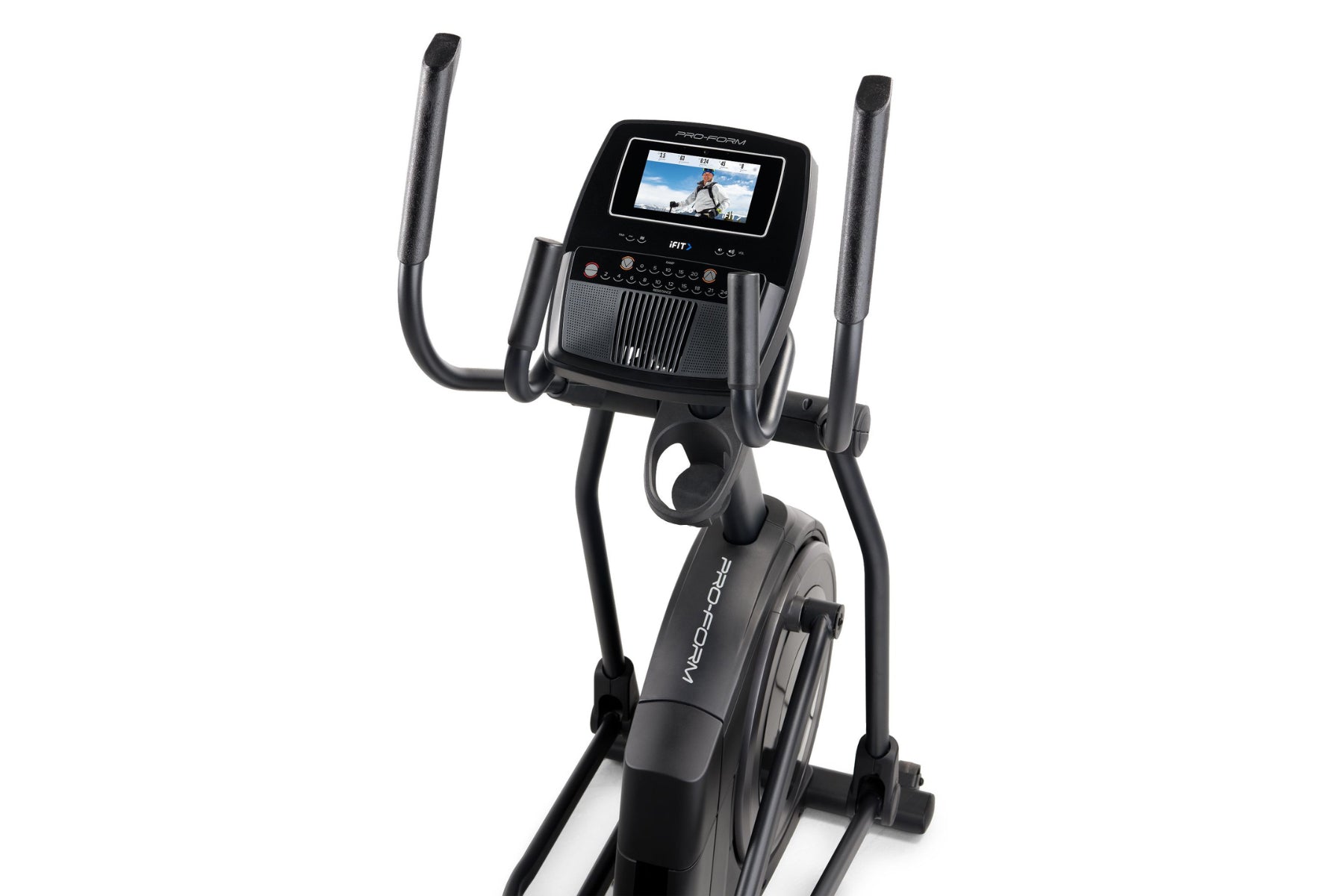 ProForm Carbon E7 Elliptical Machine - Low-Impact Cardio Trainer for Home Gym | Perfect for Small Spaces & Full-Body Workouts