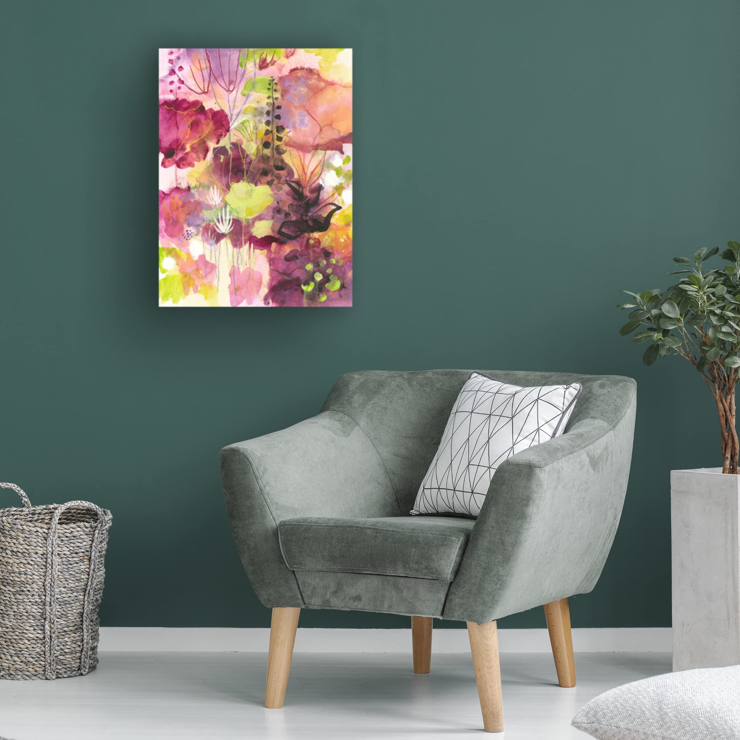 Trademark Fine Art 'In Between' Canvas Wall Art by Corina Capri - Modern Abstract Painting for Living Room, Bedroom & Office Decor