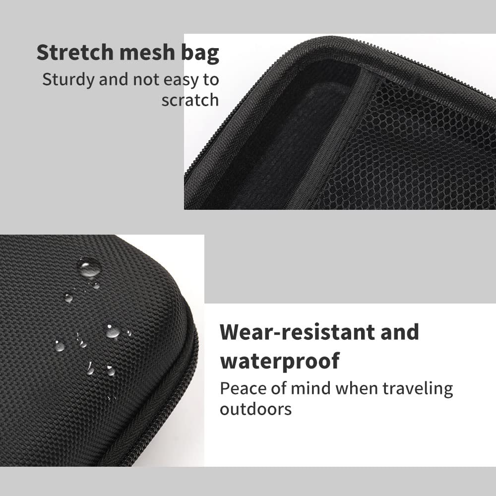 Phomemo D30 Portable Label Maker with Black Hard Carrying Case - Thermal Label Printer for Home, Office & Organization (Ideal for Shipping, Filing & Inventory Management)
