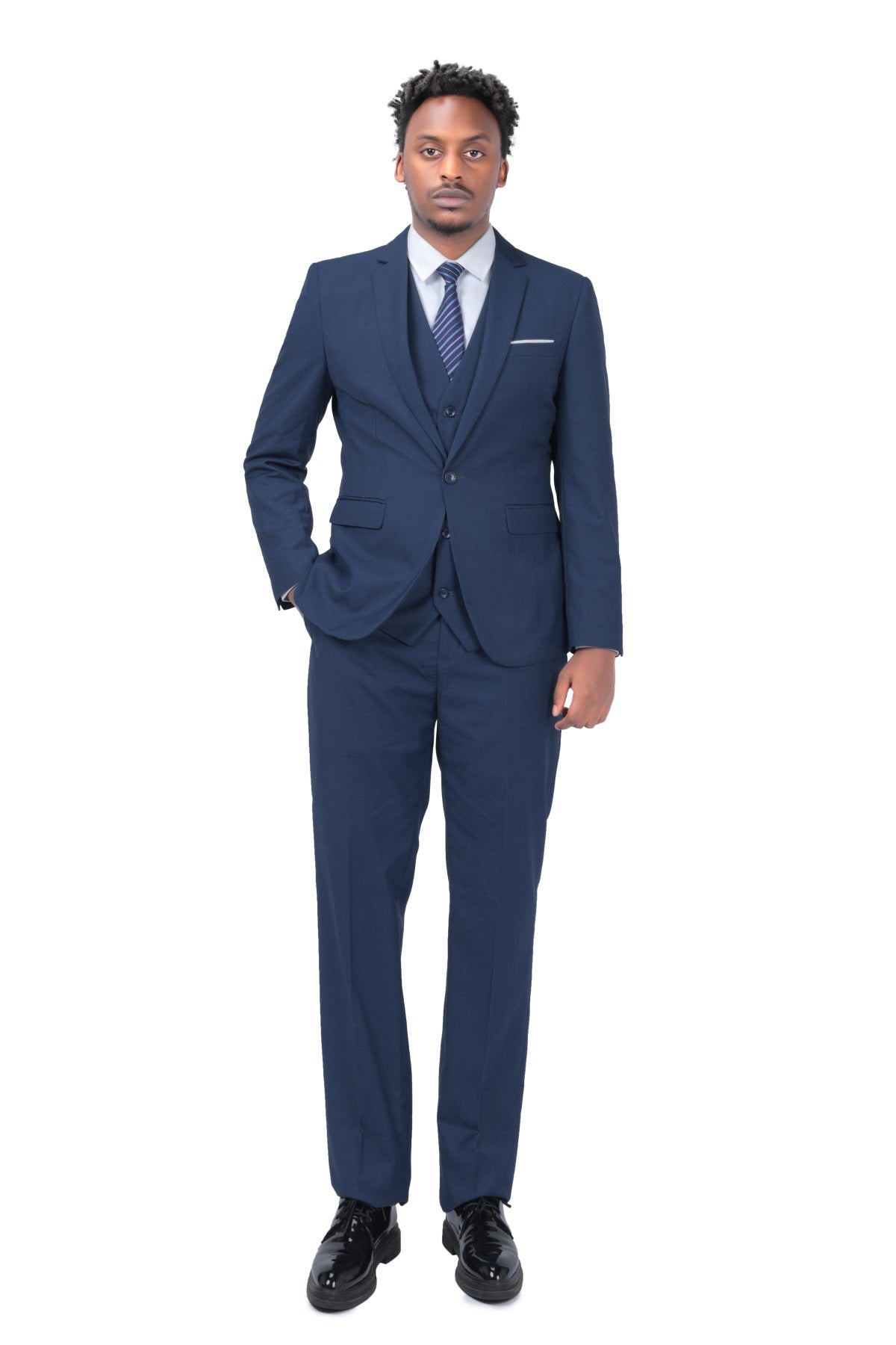 Navy Slim Fit Casual Blazer for Men - Business & Office Wear - Perfect for Work, Meetings & Formal Events