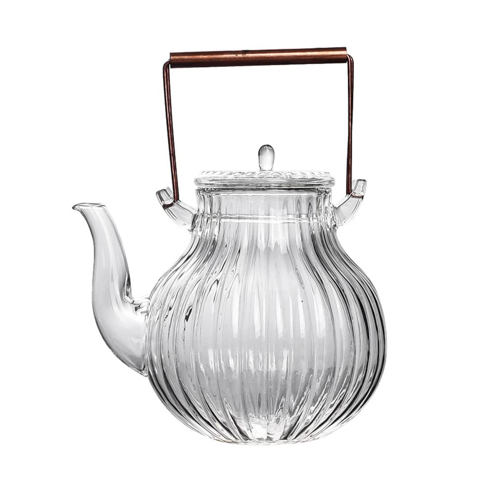Stainless Steel Heat-Resistant Tea Kettle - 1.5L Stovetop Water Kettle for Tea & Coffee - Portable Kitchen Kettle for Gas & Electric Stoves - Perfect for Home, Office & Camping Use