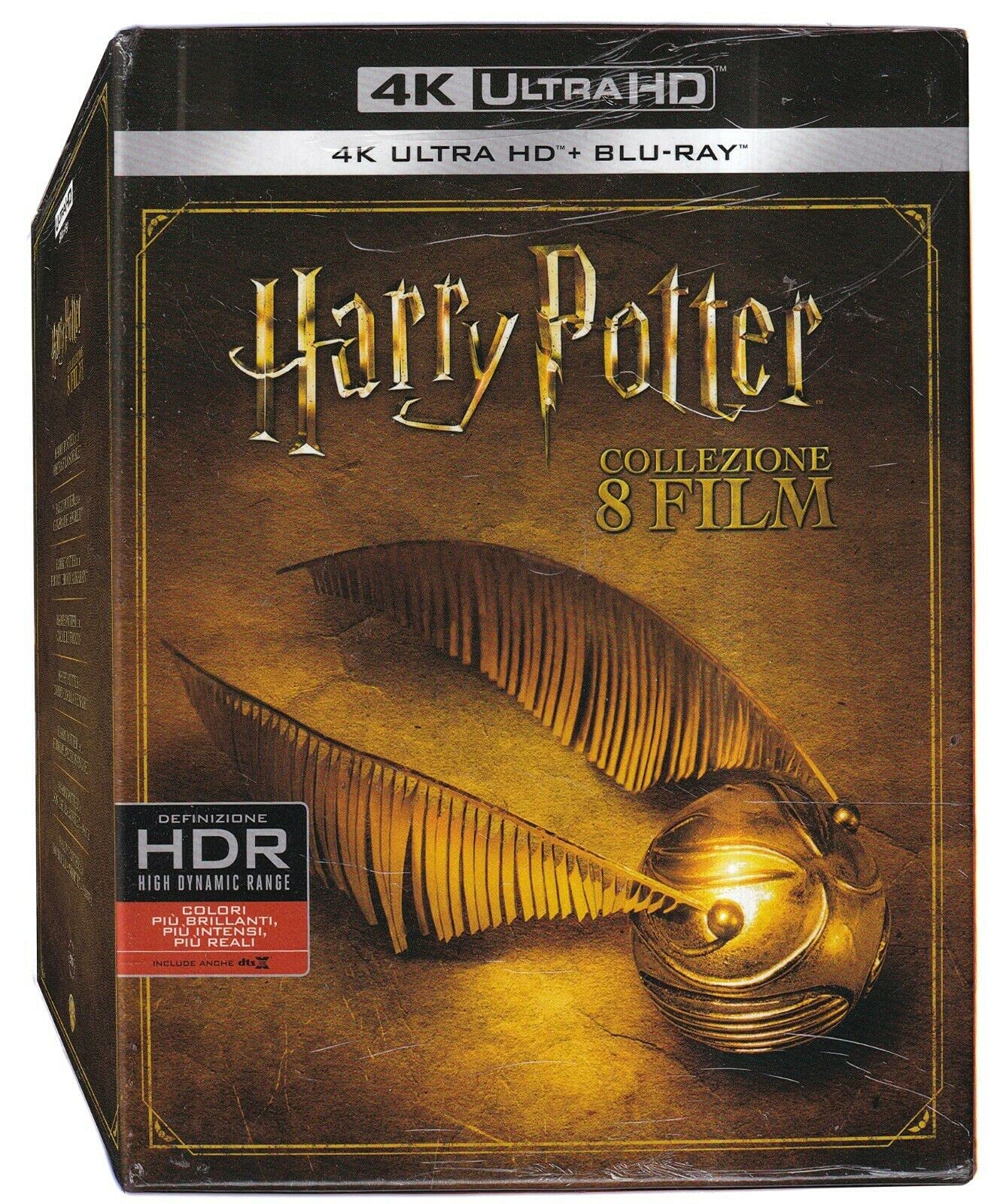Harry Potter 4K Ultra HD Complete Movie Collection - Region Free Blu-ray Box Set - Perfect for Movie Nights & Gift Giving
