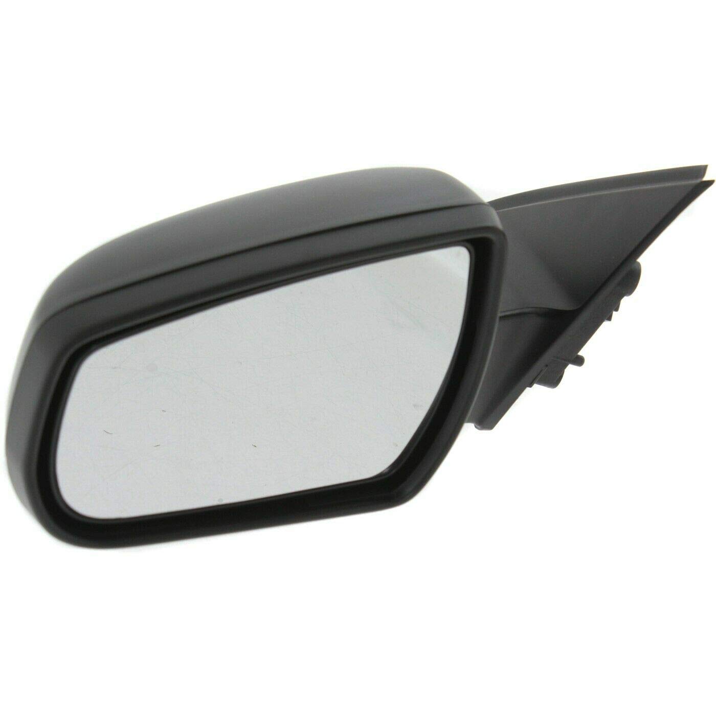 1PC Left Driver Side Textured Power Heated Manual Folding Exterior Door Mirror Replacement for Chevy Malibu 2013-2015 & Malibu Limited 2016 - Without Auto-Dimming - Perfect for Winter Driving and Enhanced Visibility