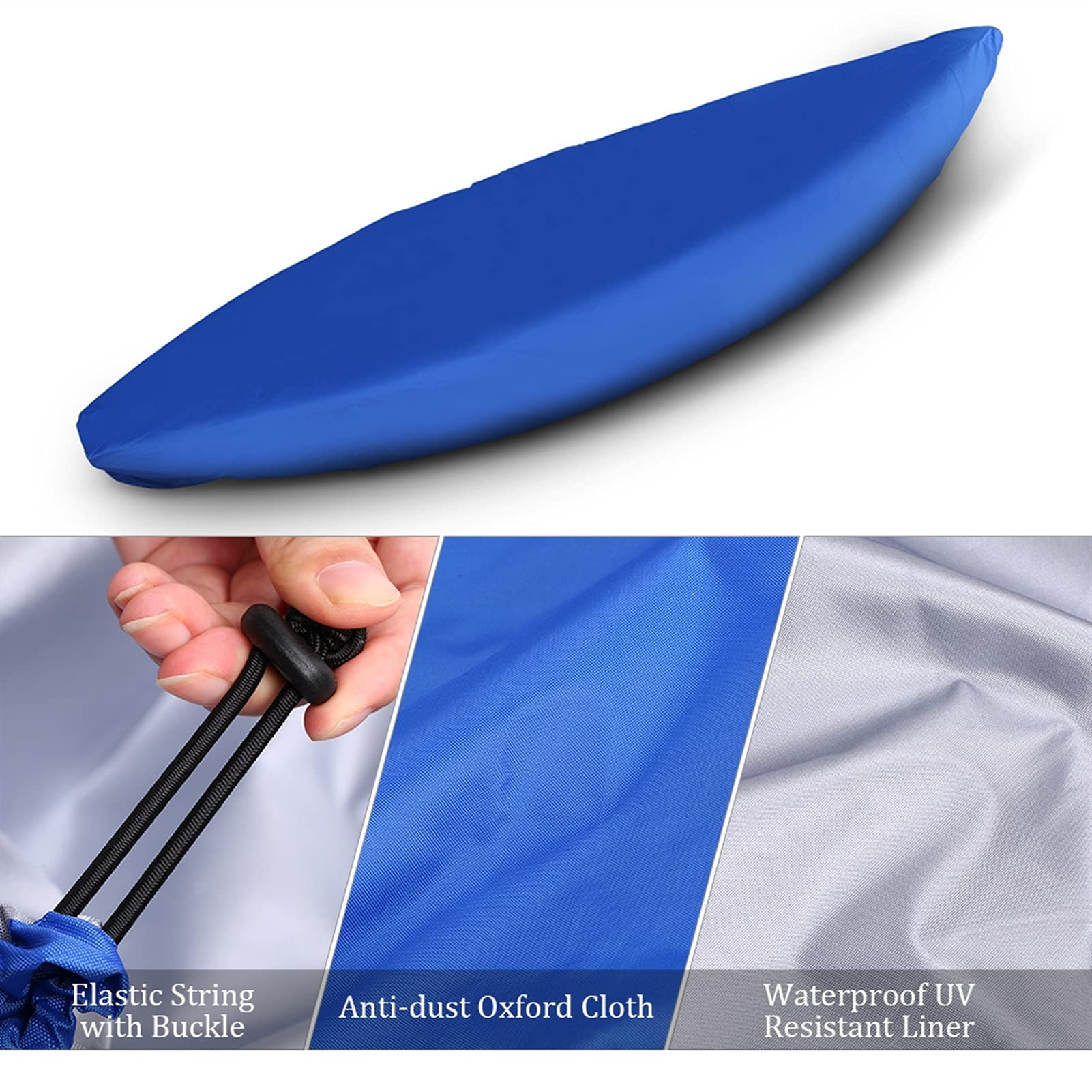 **Universal Waterproof UV-Resistant Paddle Board & Kayak Cover - Dustproof Storage Shield for Inflatable Boats, Canoes (3m, Camouflage) - Perfect for Outdoor Storage & Travel Protection**