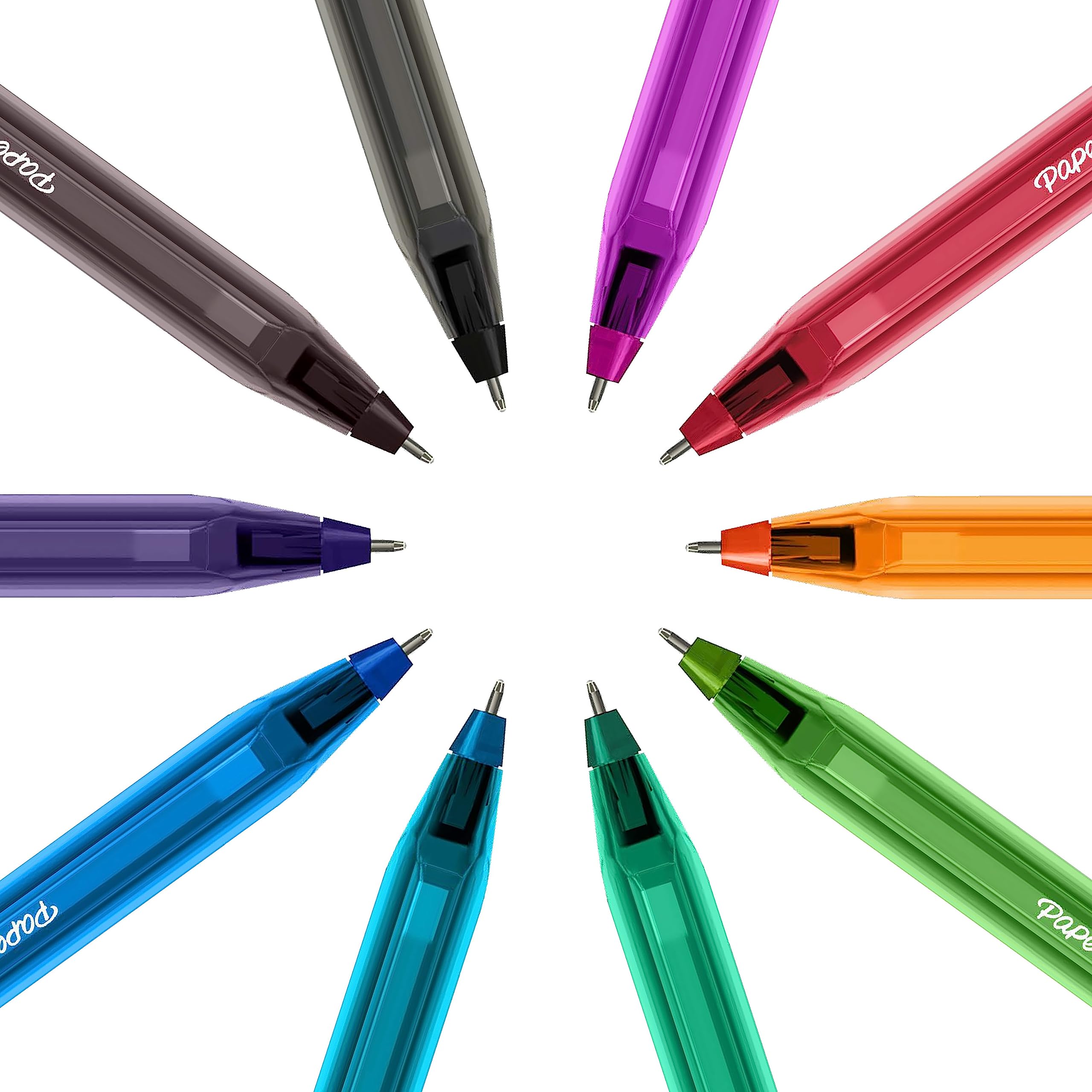 Paper Mate InkJoy 100ST Medium Point Ballpoint Pens (1.0mm) - 100 Count Pack of Blue Pens for Office, School, Note Taking & Everyday Writing