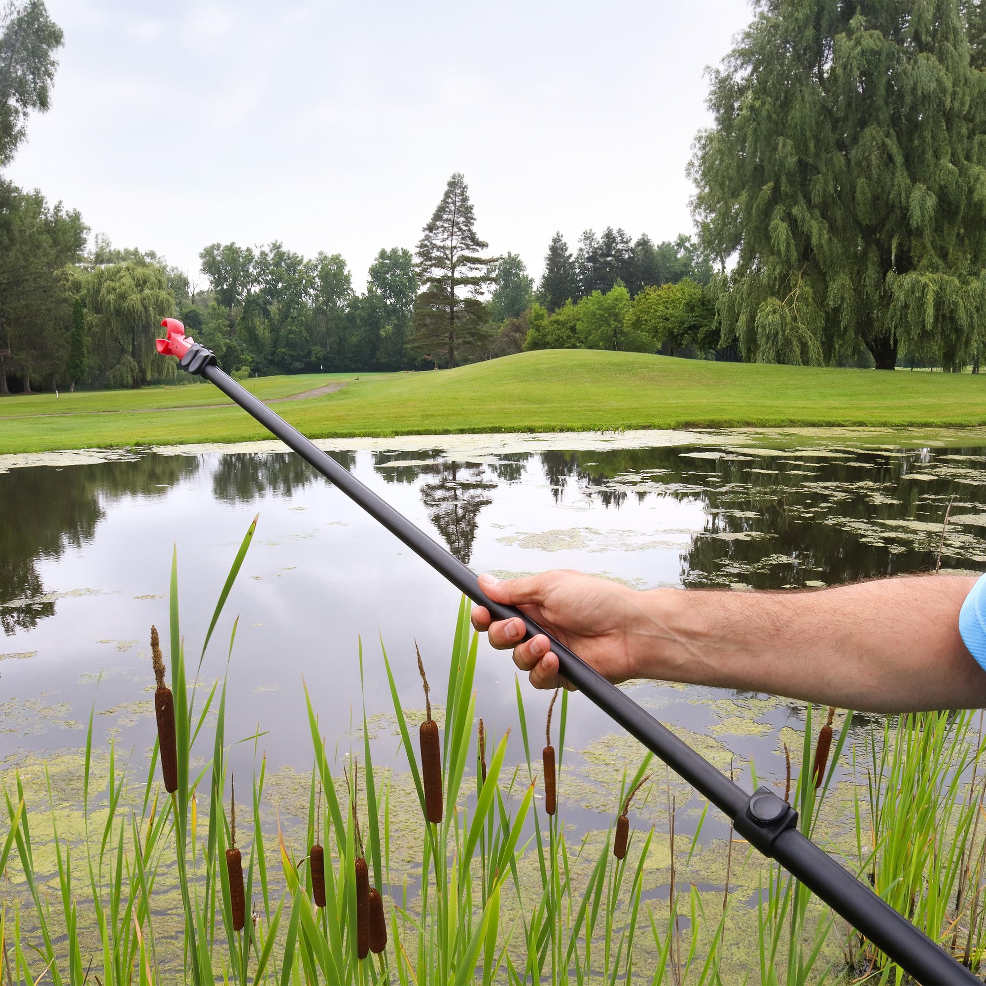 Izzo Golf The Claw Golf Ball Retriever - Premium Water Golf Ball Retriever with Extendable Pole for Lakes & Ponds | Perfect for Golf Course Practice & Water Hazard Recovery