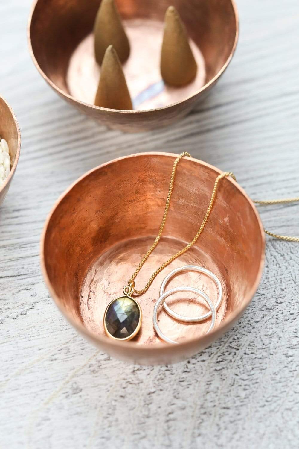 Hand Hammered Pure Copper Bowl - Handcrafted Artisan Kitchenware for Serving, Decor & Gift Ideas | Perfect for Salads, Fruits, Snacks & Home Decor
