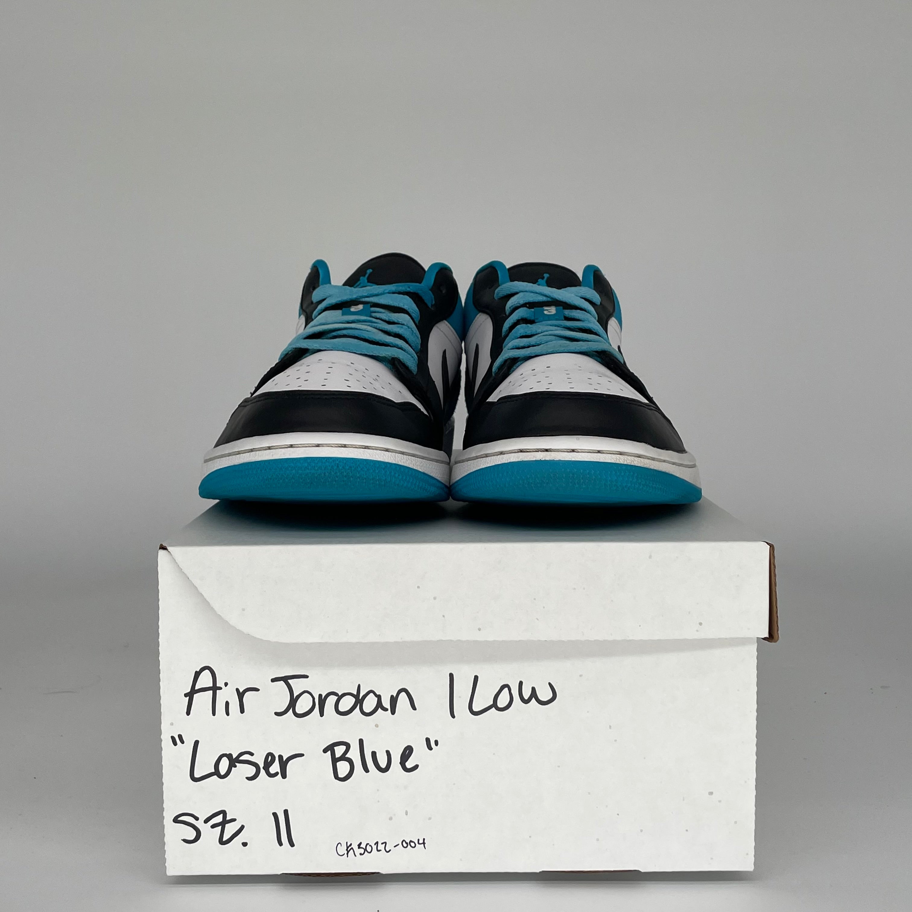 AIR JORDAN 1 LOW LASER BLUE Men's Basketball Shoes - Size 11 (CK3022-004) - Perfect for Streetwear, Casual Outfits & Sneaker Collectors