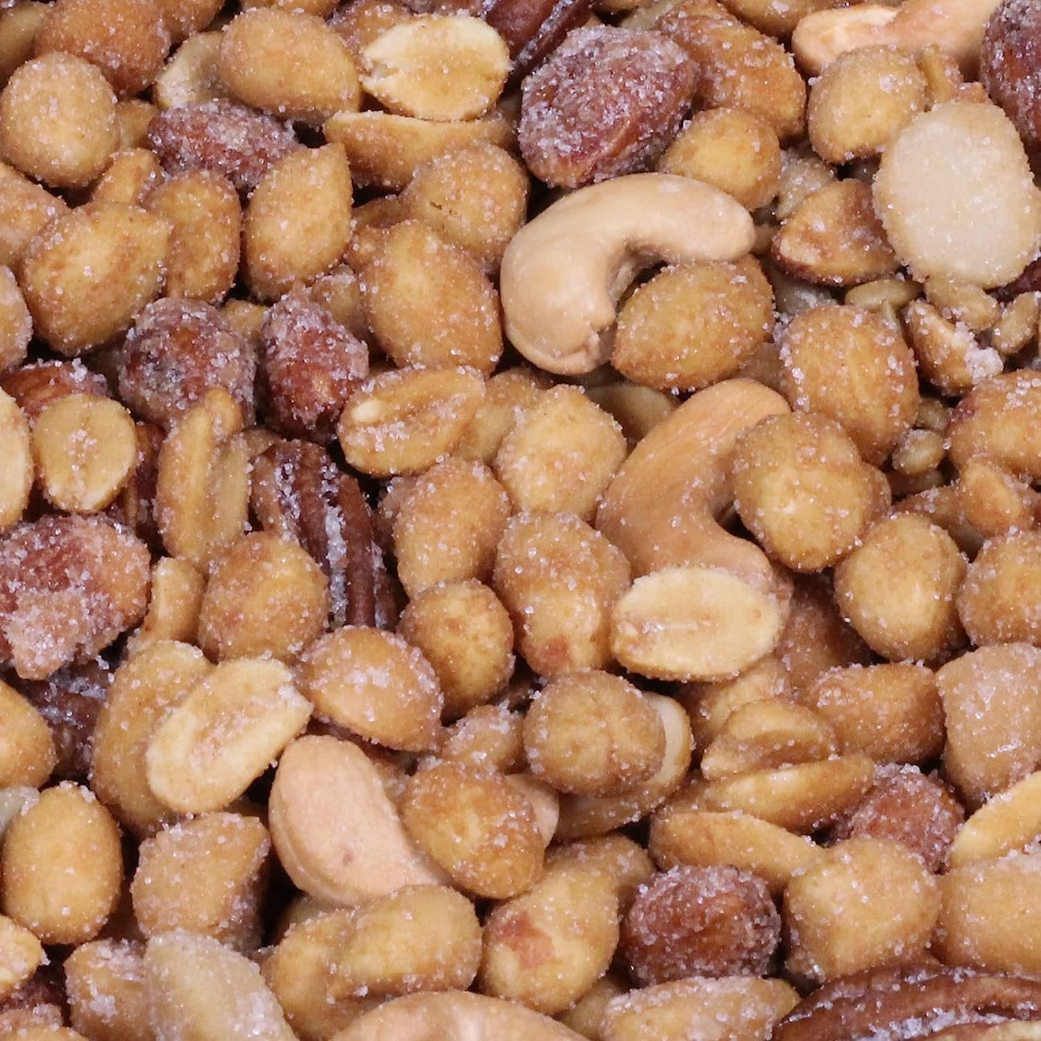 Premium BBQ Honey Roasted Mixed Nuts - 2.5 LBS Jumbo Size Bulk Snacks - Perfect for Parties, Gifts & Healthy On-the-Go Snacking