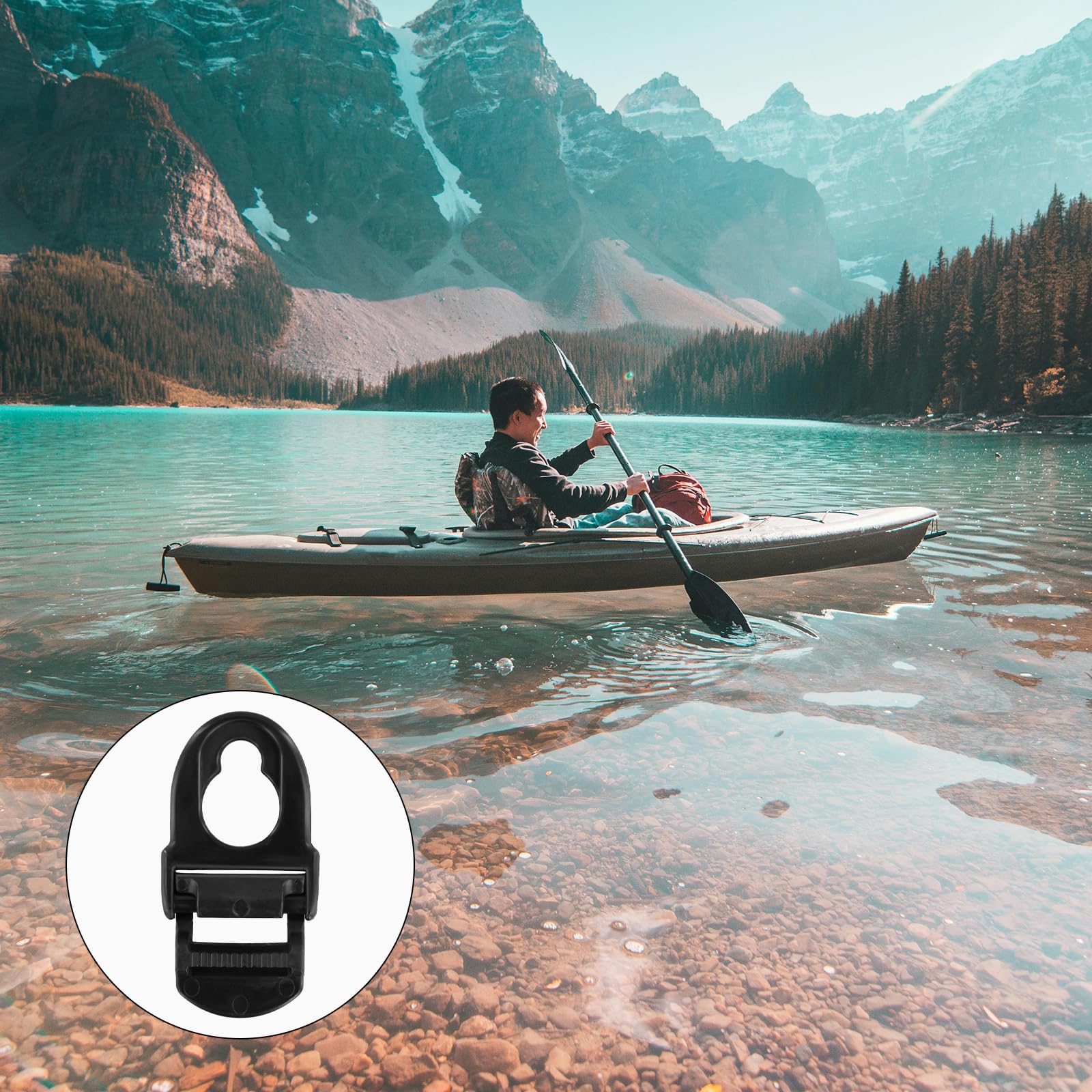 Kayak Seat Repair Clips & Hooks Replacement Kit - Durable Kayak Accessories Compatible with Lifetime Emotion Kayaks | Perfect for Kayak Seat Fixes & DIY Kayak Maintenance
