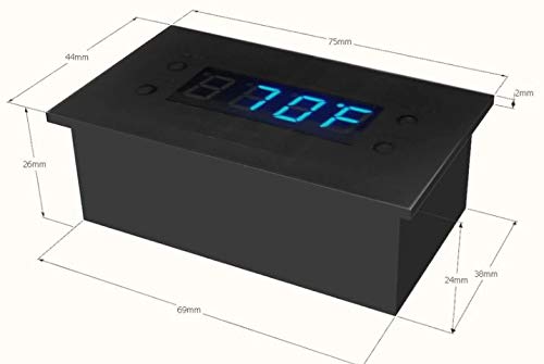 Coolerguys Programmable Fan Thermostat Controller with Staggered Interval Settings - Smart Temperature Control for Home, Office & Server Rooms