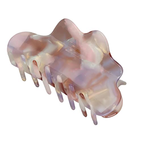 Non-Slip Hair Claw Clips for Women - Smooth Grip Hair Clamps for Thick Hair, Secure Hold for Parties & Daily Use (Colorful Purple) | Perfect for Workouts, Beach Days & Styling