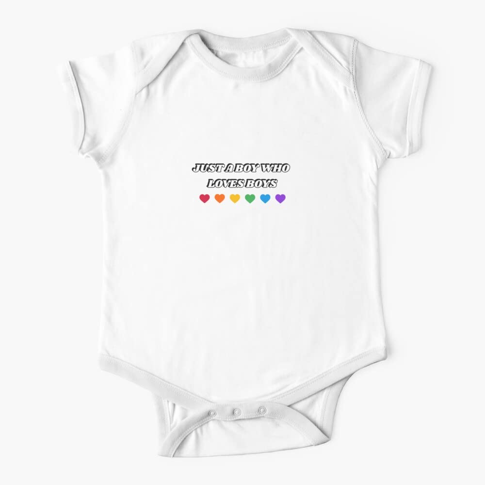 Gay Love Baby Onesie - LGBT Pride Month Bodysuit for Newborns | Cute Outfit for Gay Dads | Soft & Comfortable Romper for Boys & Girls | Perfect for Pride Events, Announcements & Family Photos