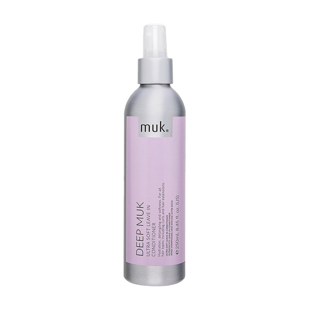 MUK Deep Ultra Soft Leave-In Conditioner 250ml - Hydrating Hair Treatment for Dry, Damaged Hair - Perfect for Daily Use & Salon-Quality Results at Home
