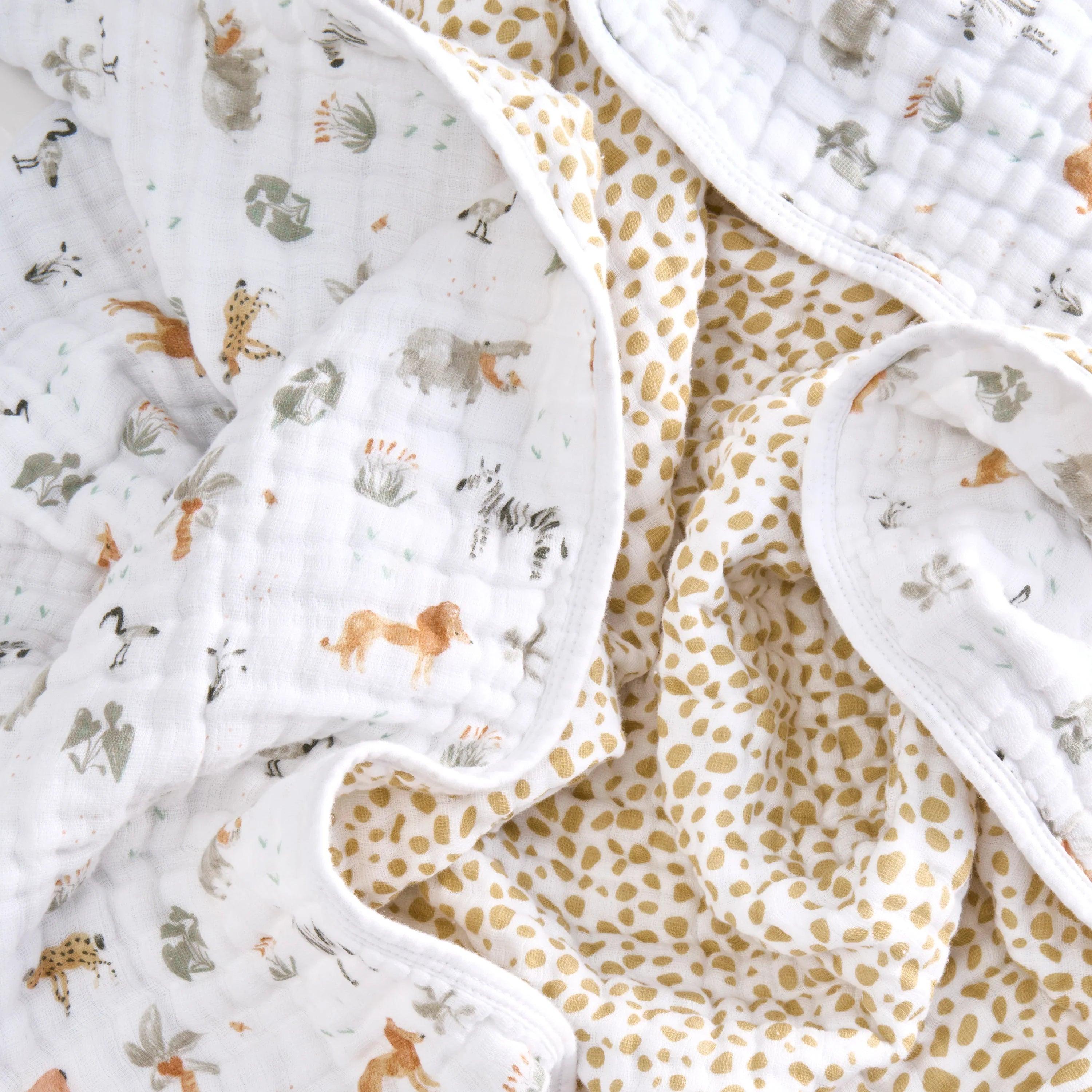 Aden & Anais Soft Baby Muslin Cotton Swaddle Blanket - Lightweight & Breathable for Newborns, Infants & Toddlers - Perfect for Swaddling, Nursing, Stroller & Car Seat Use